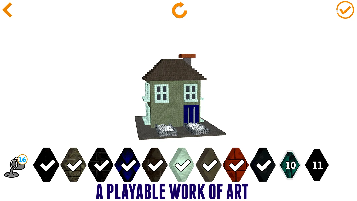 Block Craft Pixel Art 3D House Painting screenshot 3