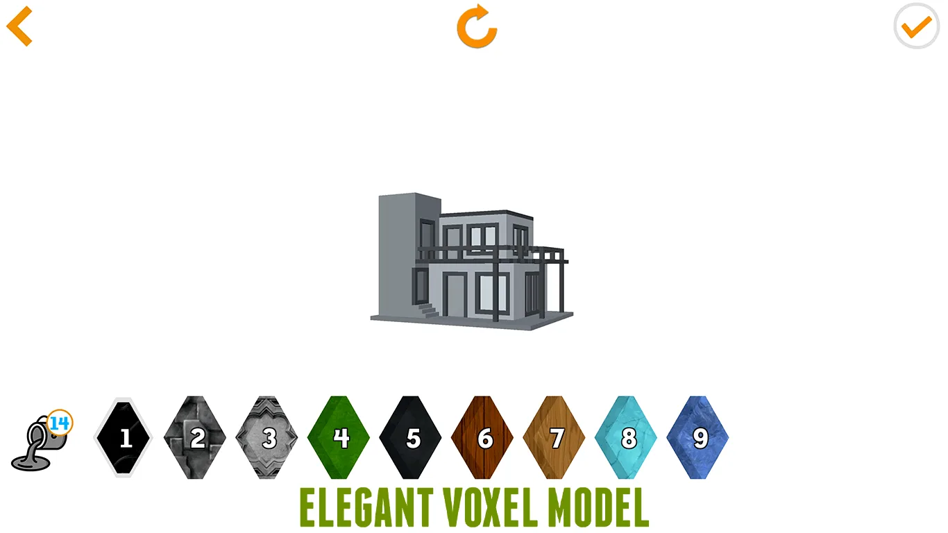 Block Craft Pixel Art 3D House Painting screenshot 4
