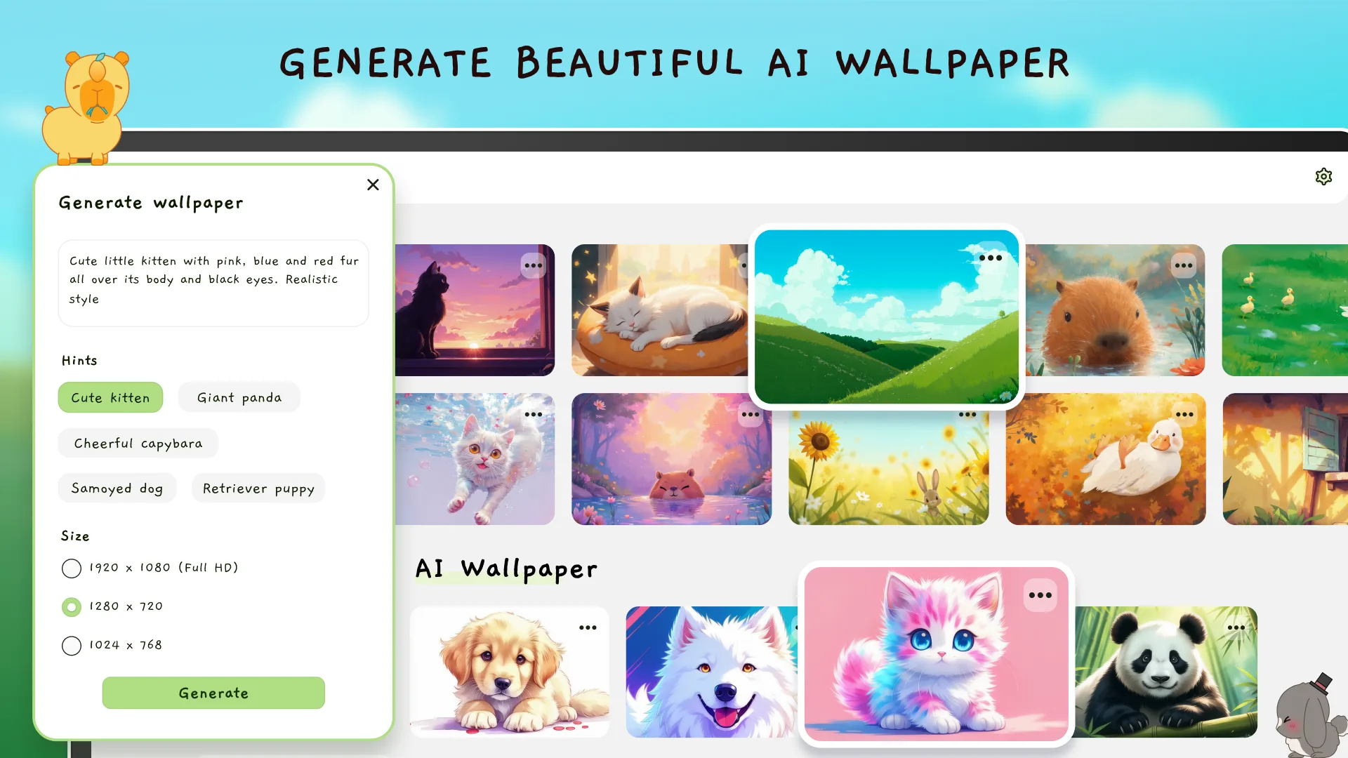 Virtual Desktop Pet — Interactive Widgets screenshot 2