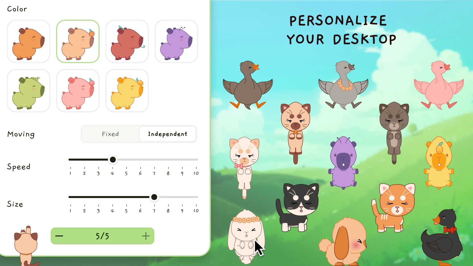 Virtual Desktop Pet — Interactive Widgets screenshot 3