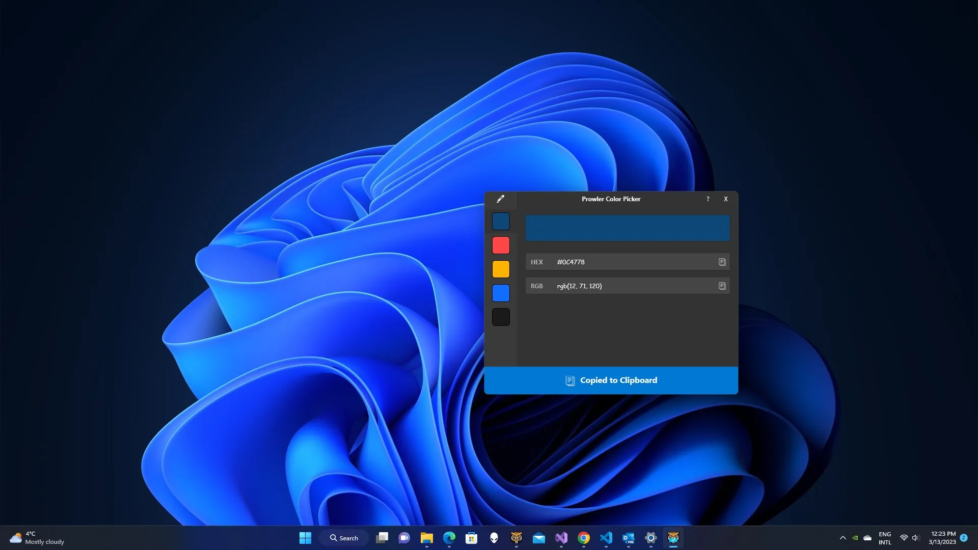 Prowler Color Picker screenshot 1