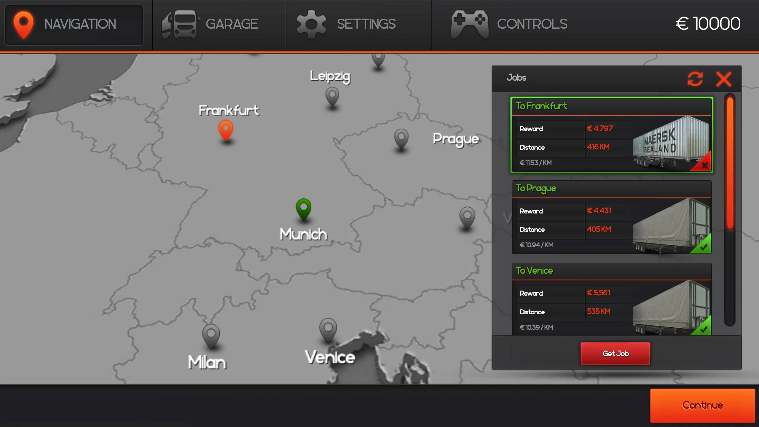 Truck European Simulator screenshot 3