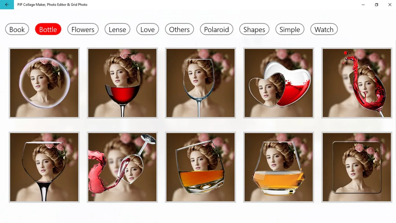 PIP Collage Maker with Photo Editor & Grid Photo screenshot 1