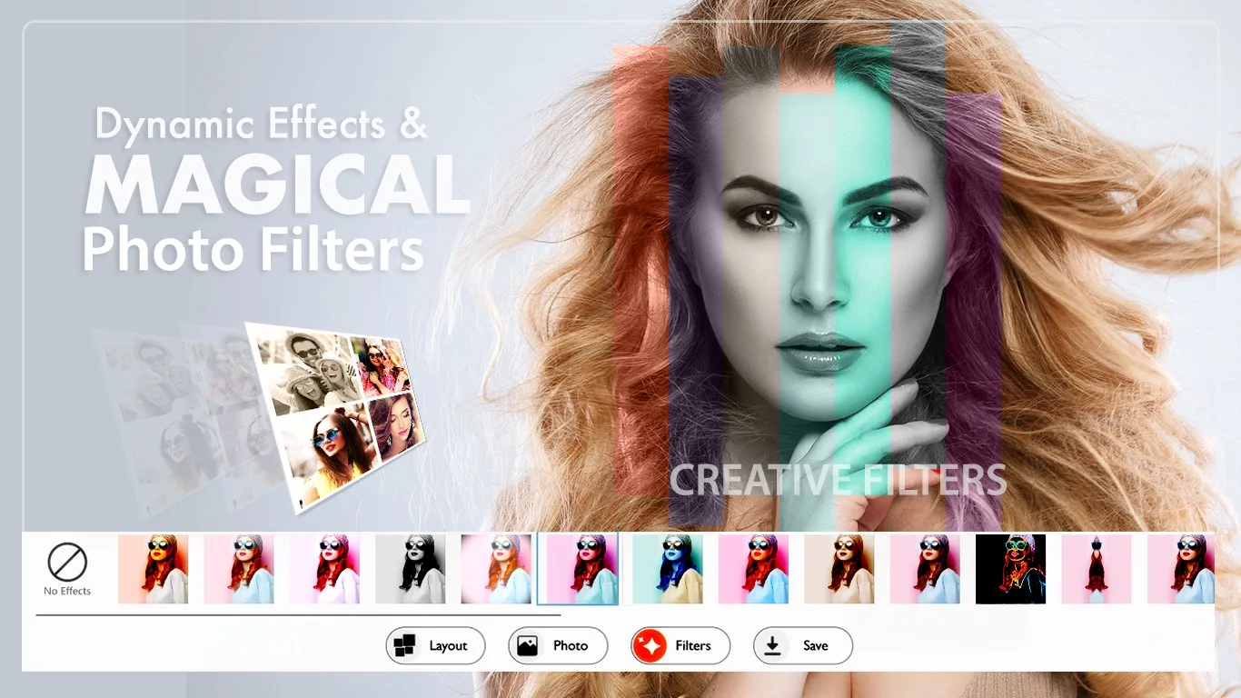 PIP Collage Maker with Photo Editor & Grid Photo screenshot 2