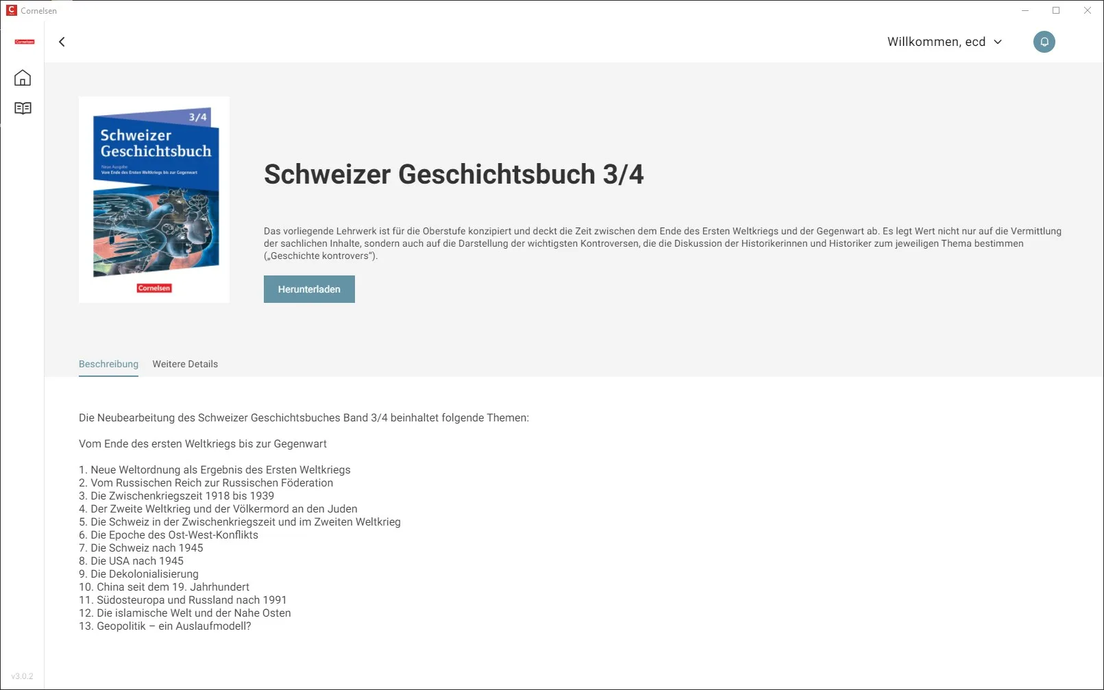 Cornelsen CH screenshot 1