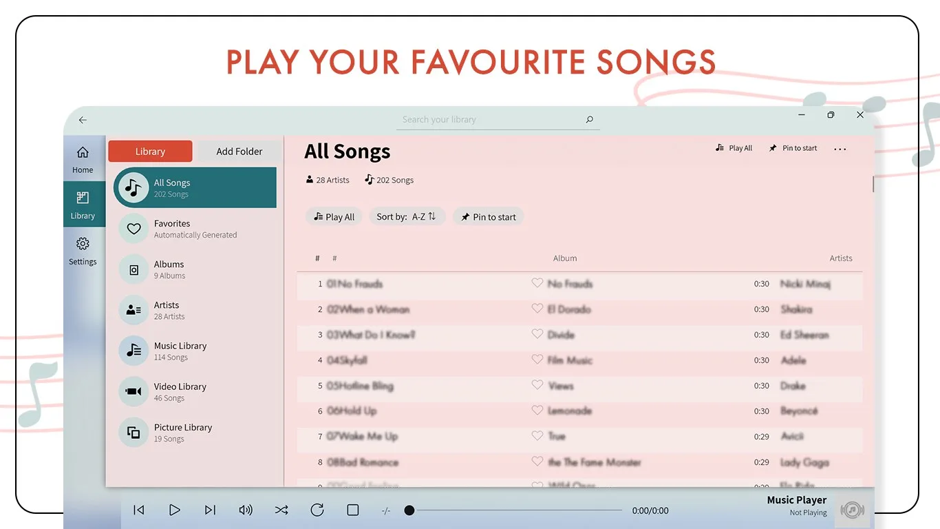 Music Player - MP3 Audio Player screenshot 1