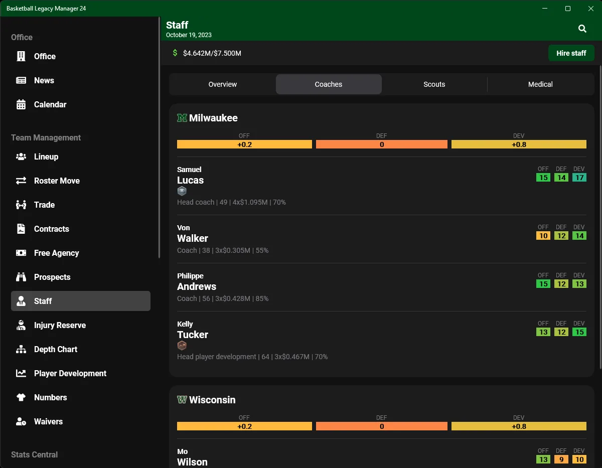 Basketball Legacy Manager 24 screenshot 4