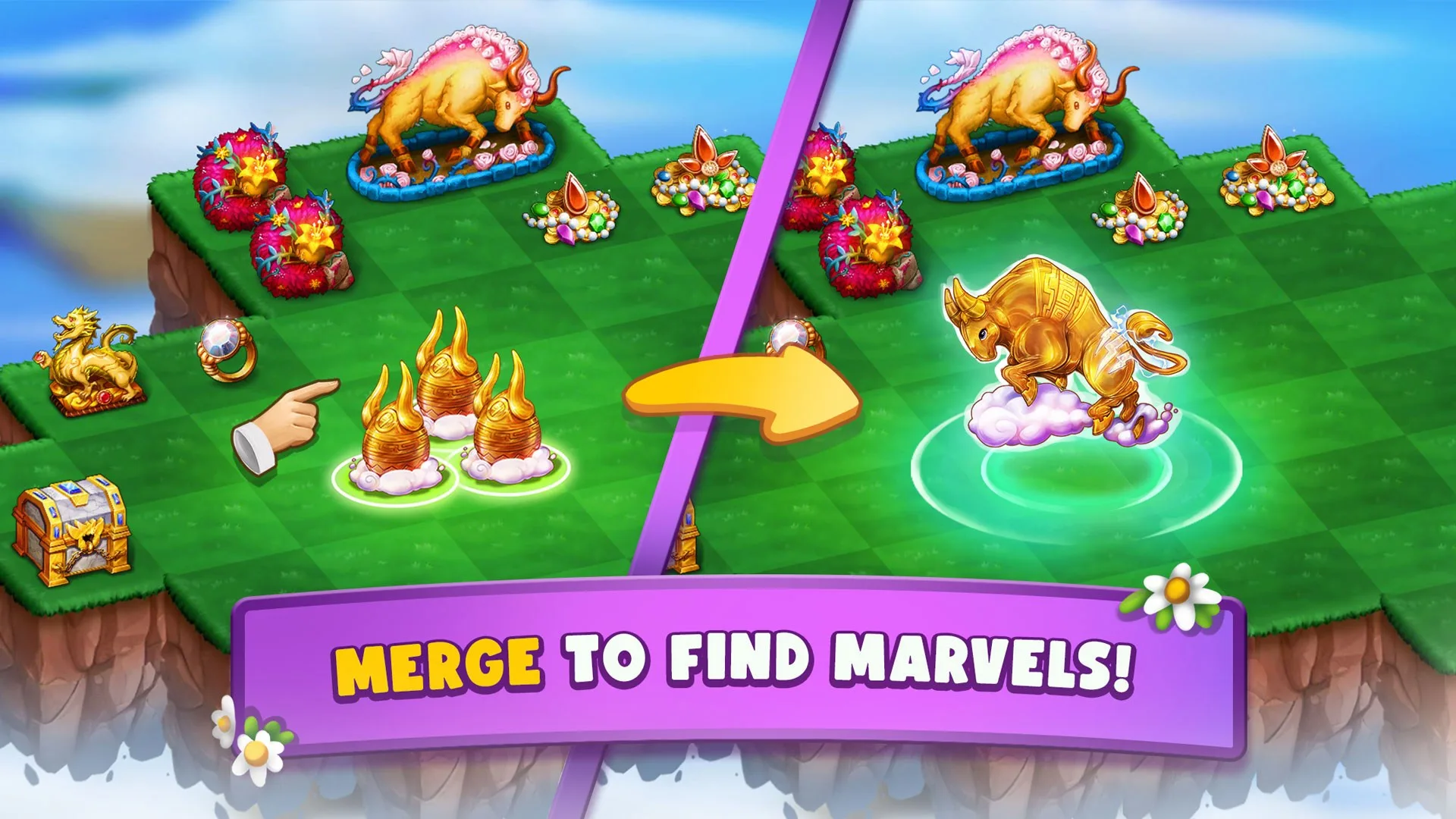 Merge Adventure: Magic Dragons screenshot 4
