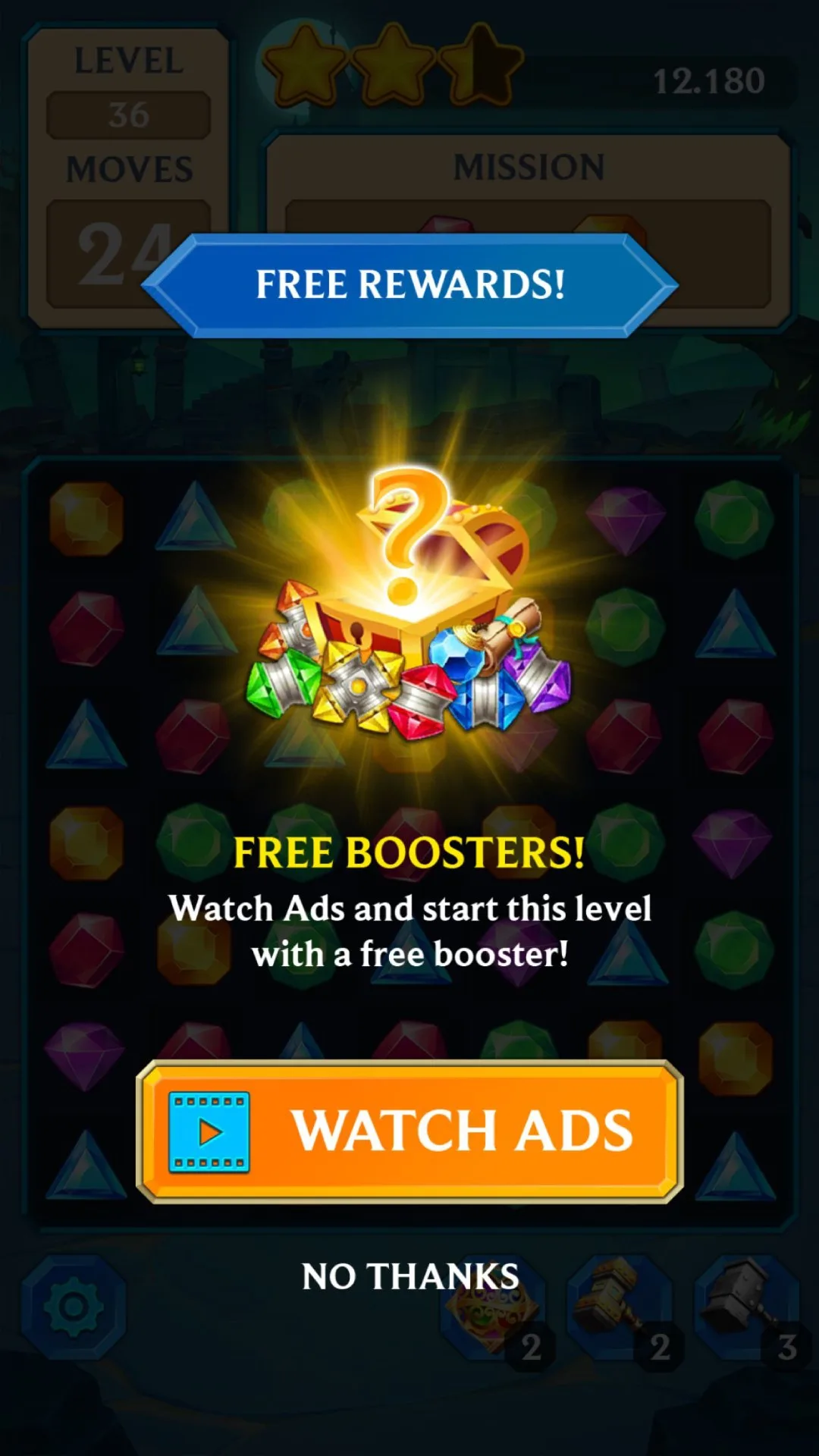 Magic Quest - Match 3 Jewel screenshot 5