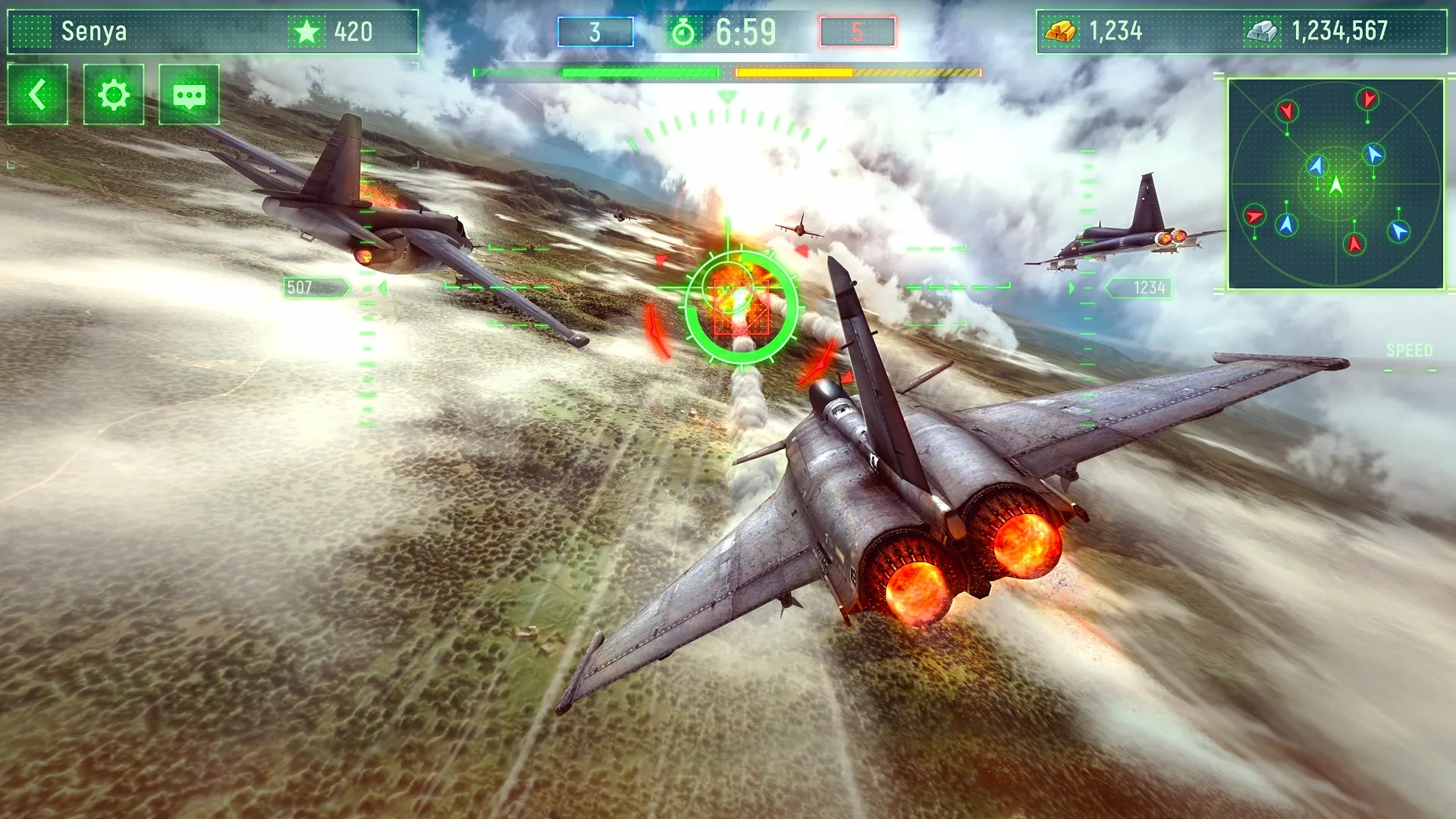Wings of War: Modern aircraft screenshot 3