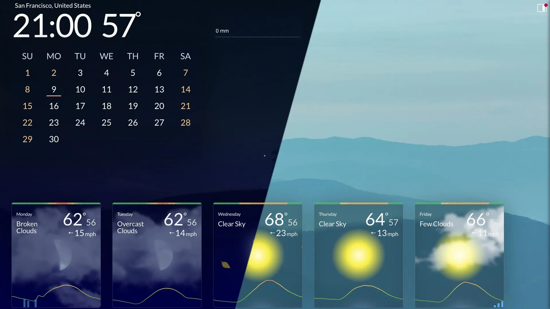 Zima Weather screenshot 1