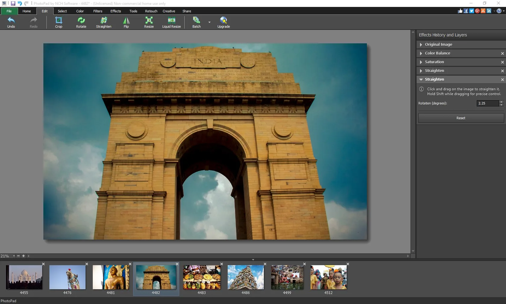 PhotoPad Photo Editor Express Edition screenshot 3