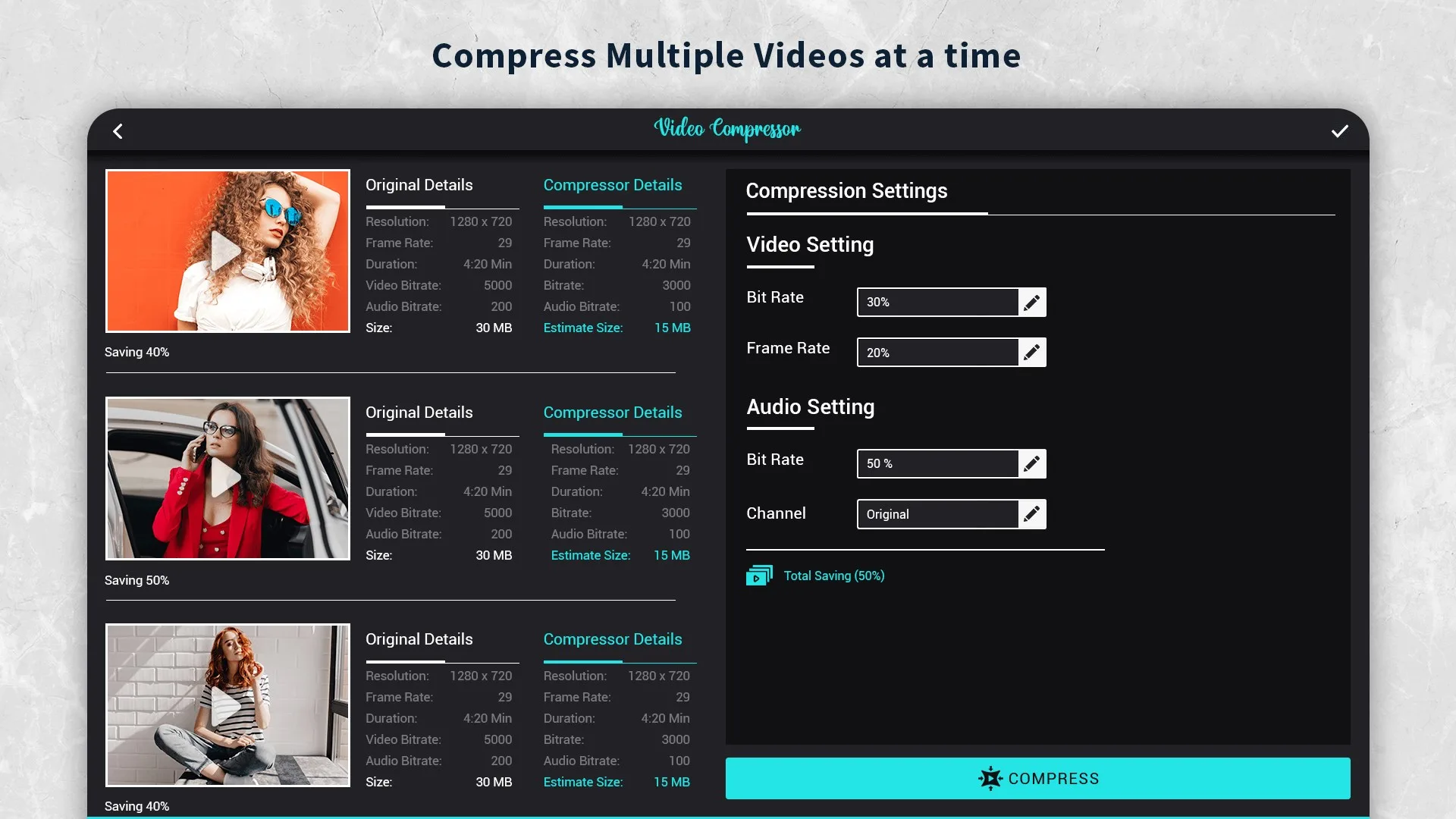 Video Compressor: Resize & Compress Video screenshot 2