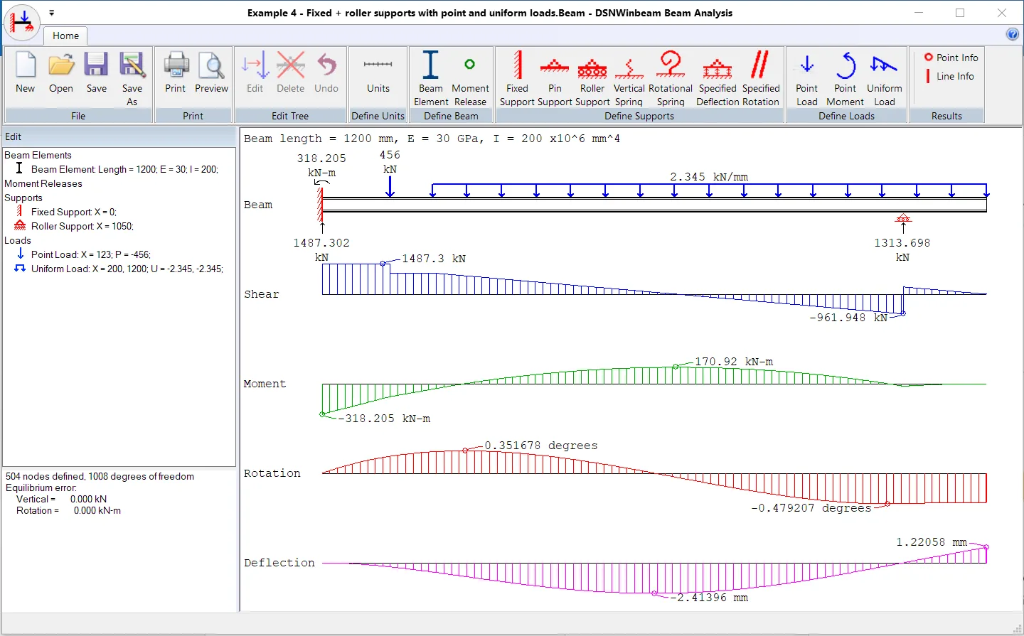 DSNWinbeam screenshot 1