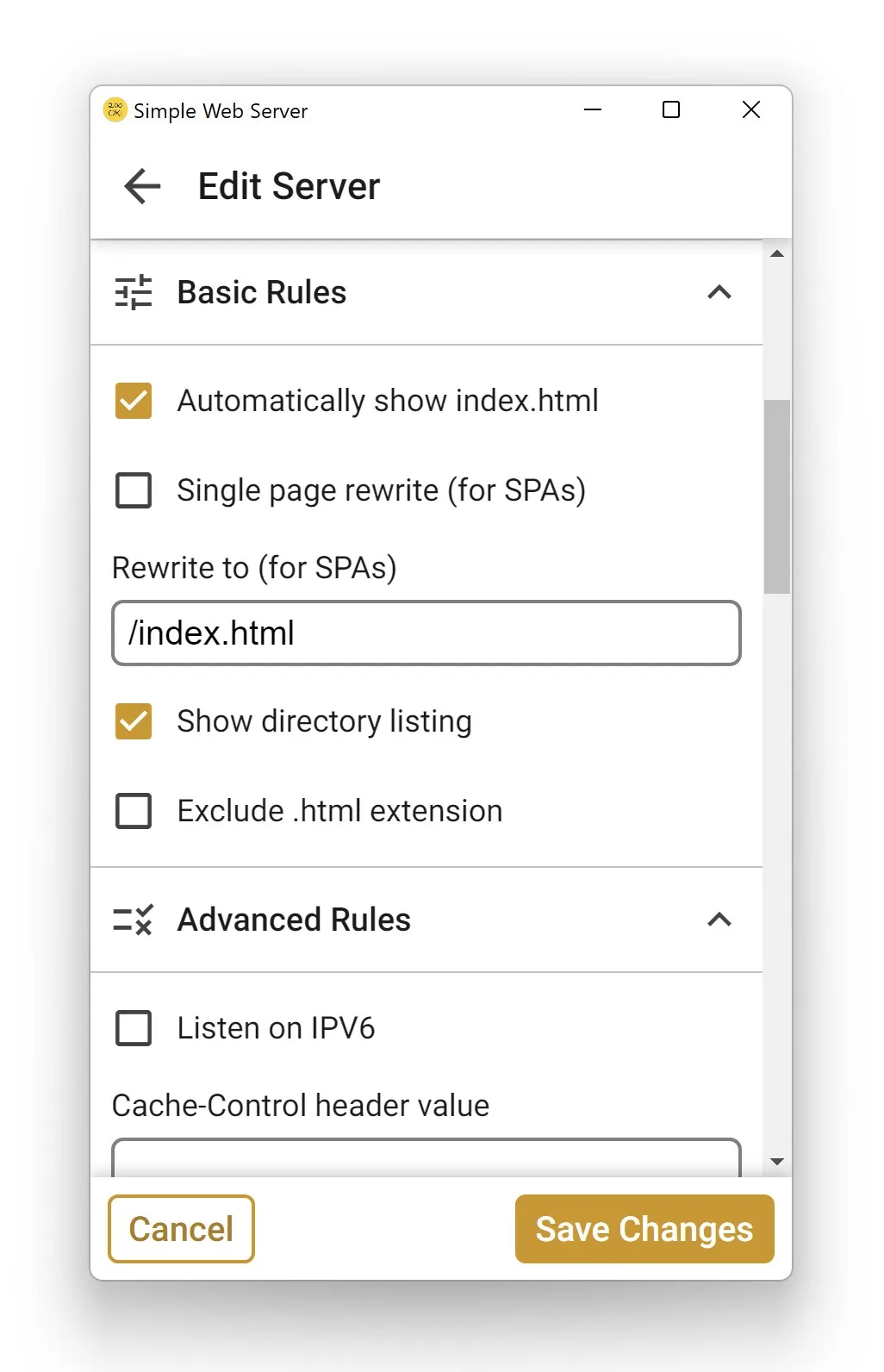 Simple Web Server screenshot 4