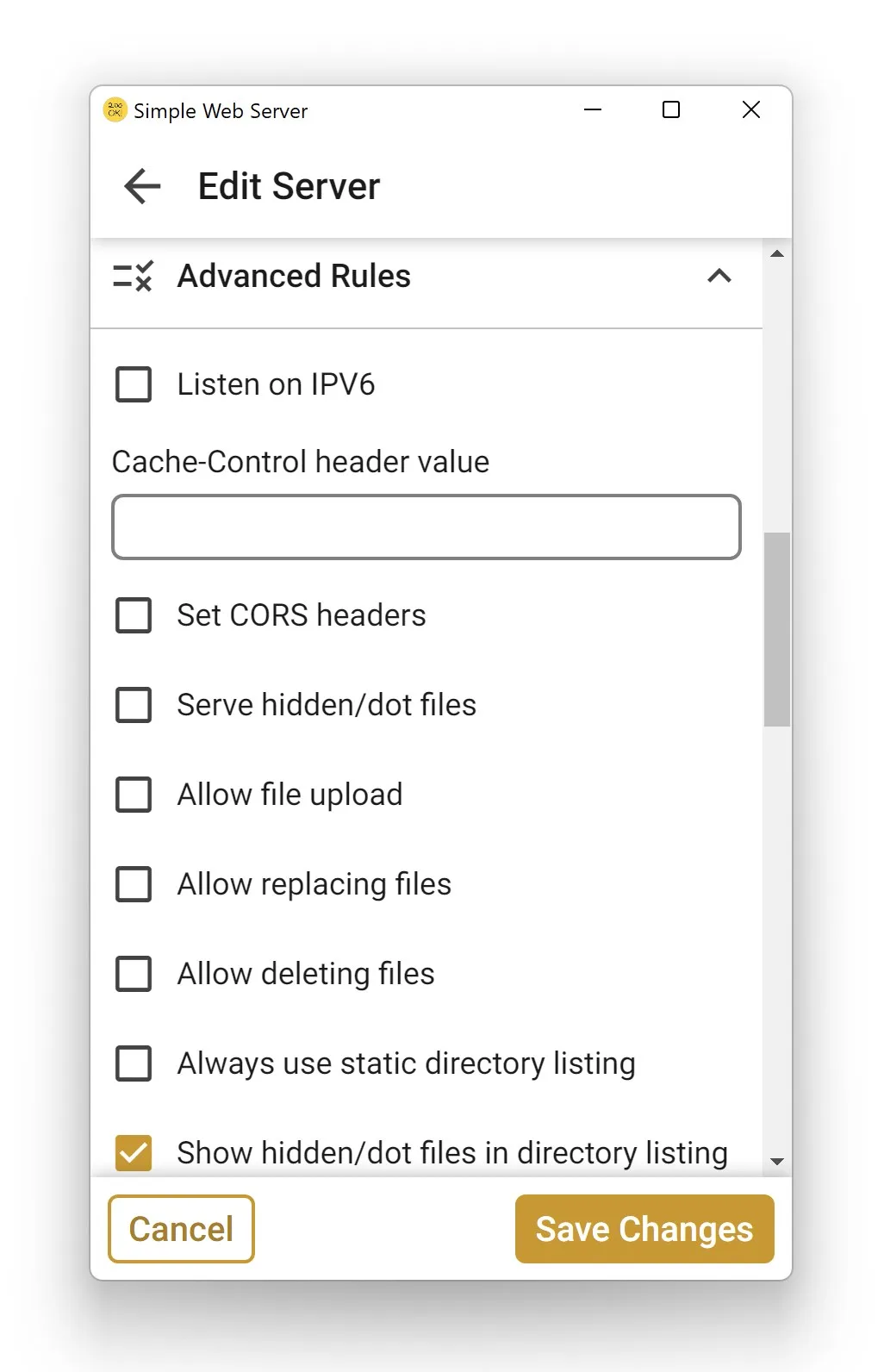 Simple Web Server screenshot 5