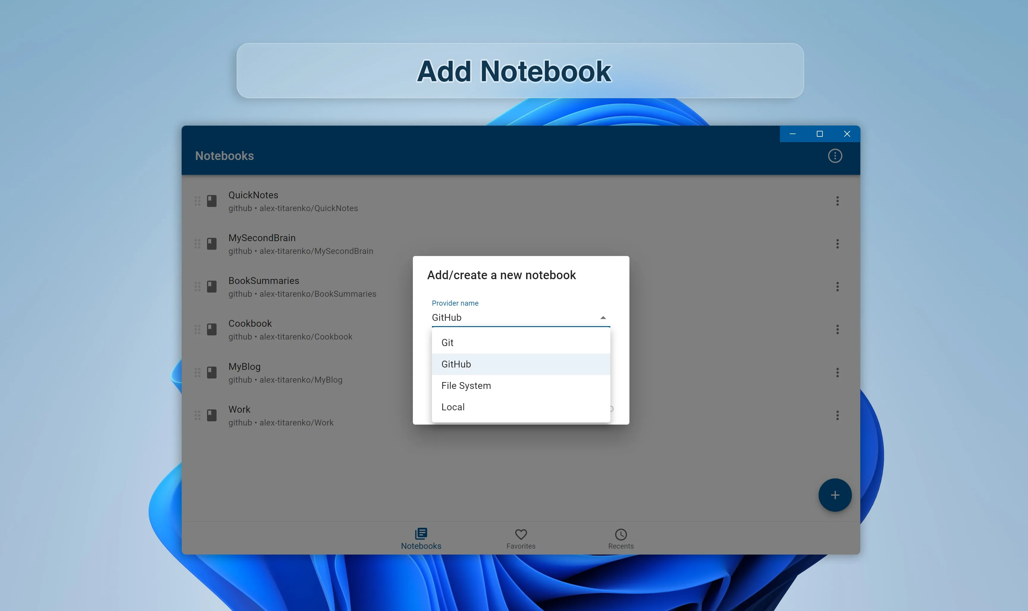 NotesHub screenshot 2