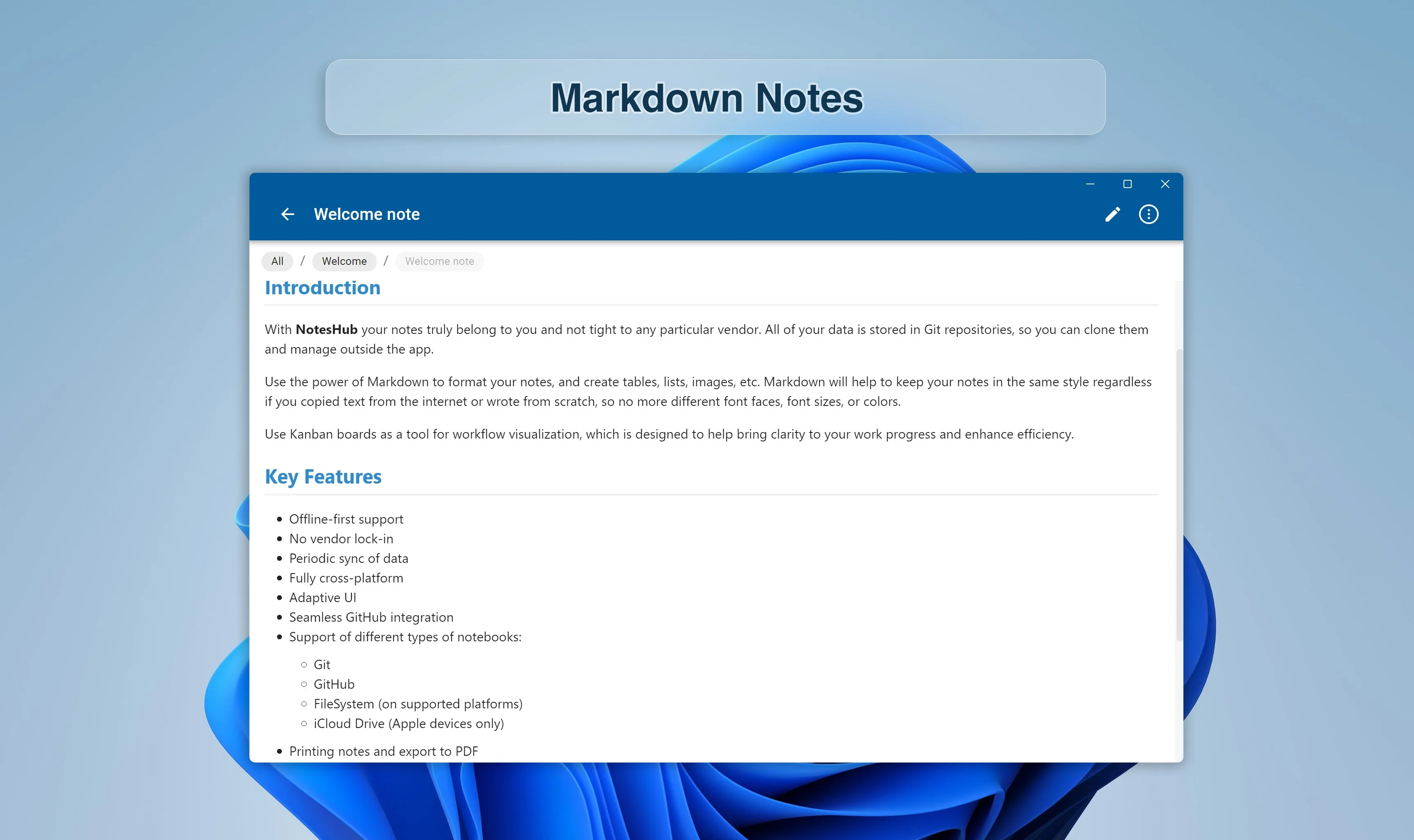 NotesHub screenshot 3