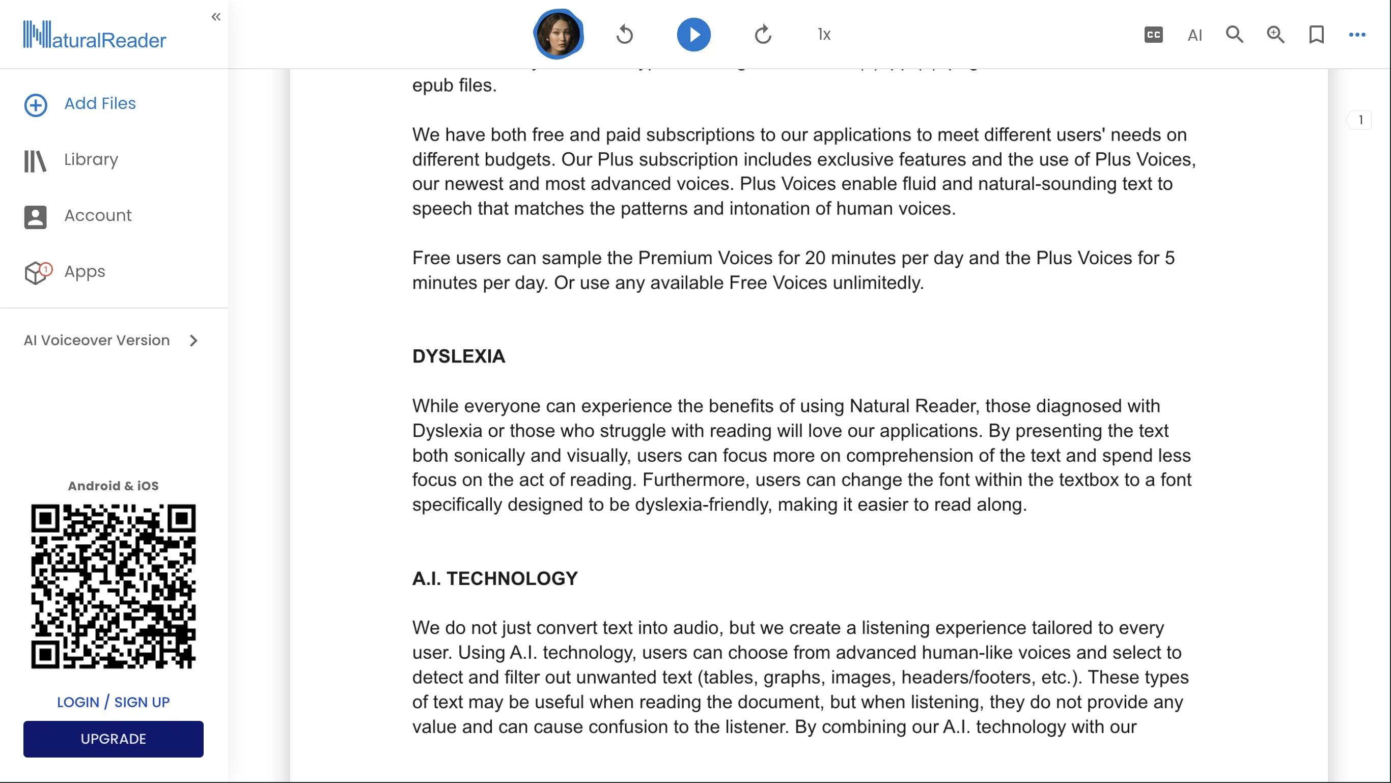 NaturalReader AI Text to Speech screenshot 3