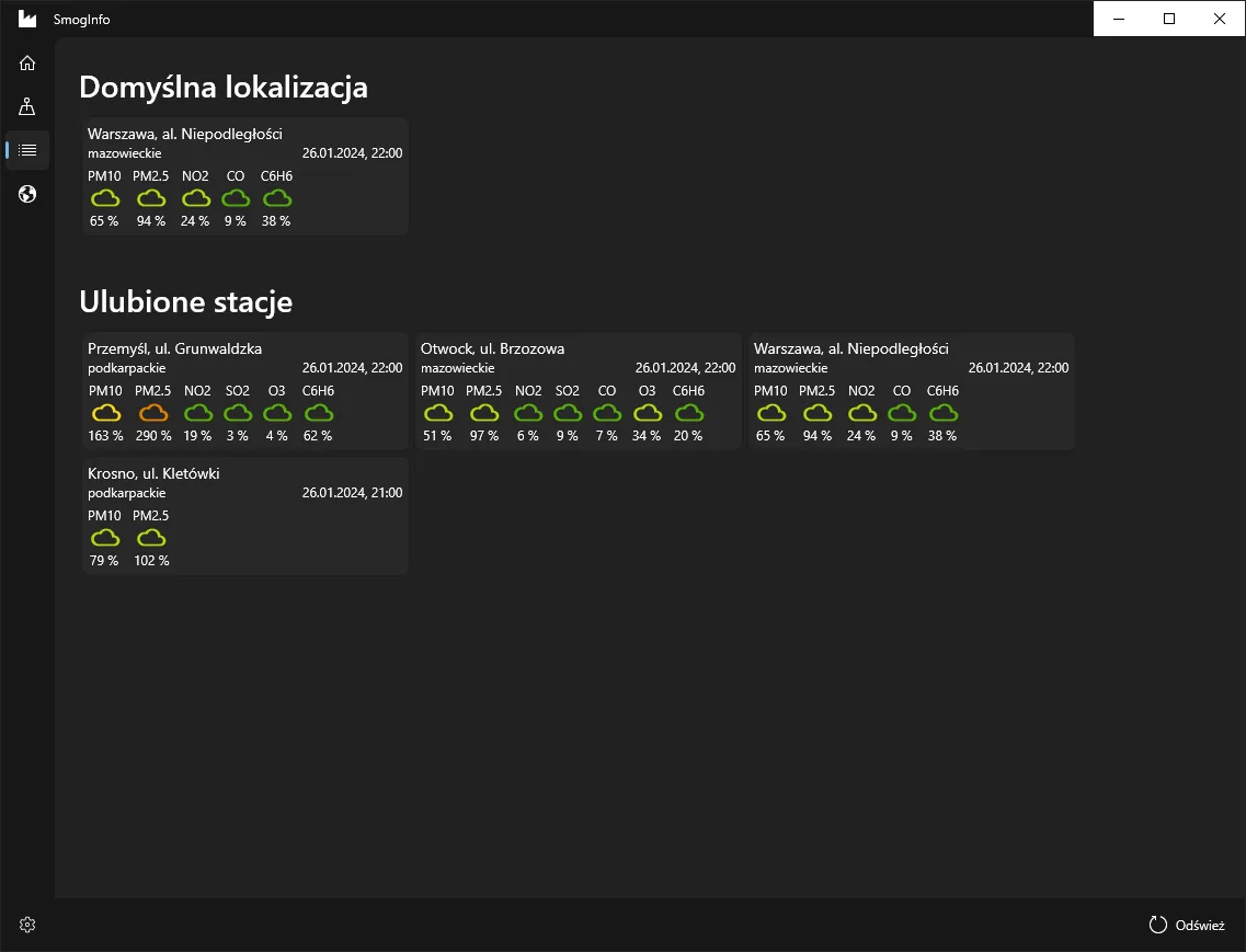 SmogInfo screenshot 3