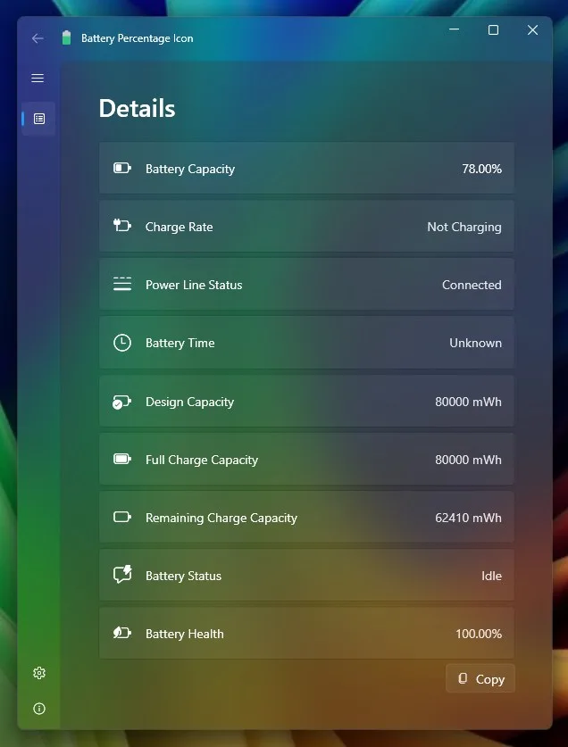 Battery Percentage Icon screenshot 2