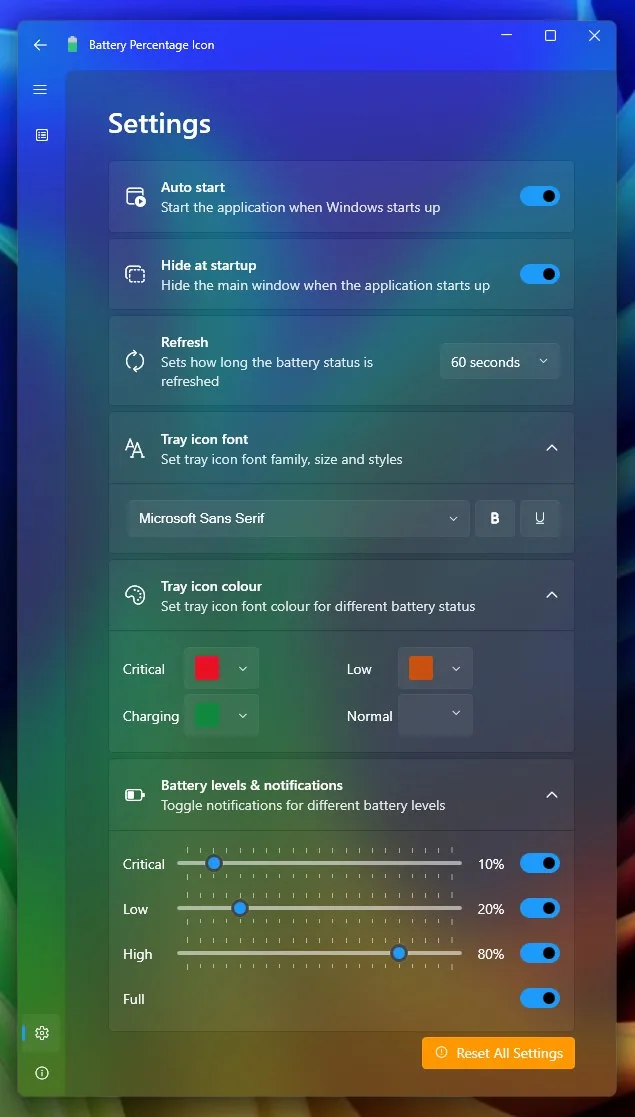 Battery Percentage Icon screenshot 3