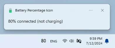 Battery Percentage Icon screenshot 4