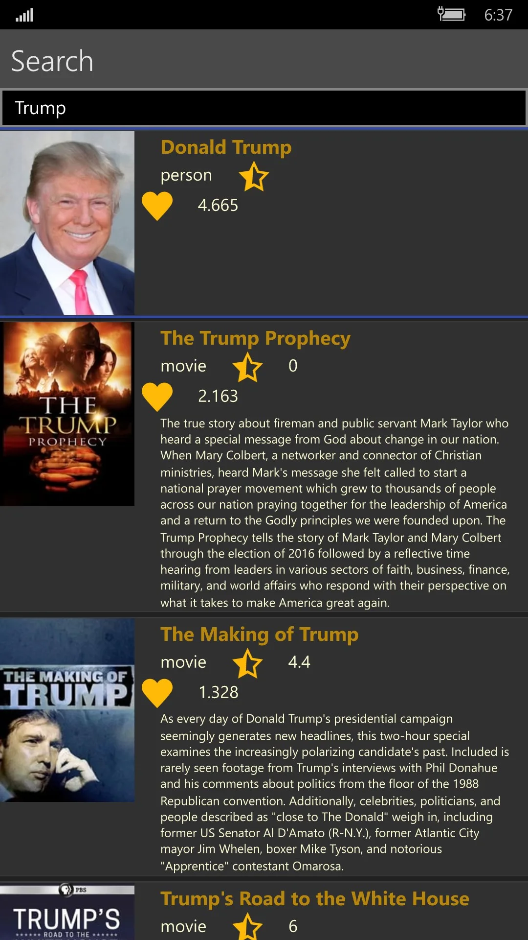 Movies Guide screenshot 1