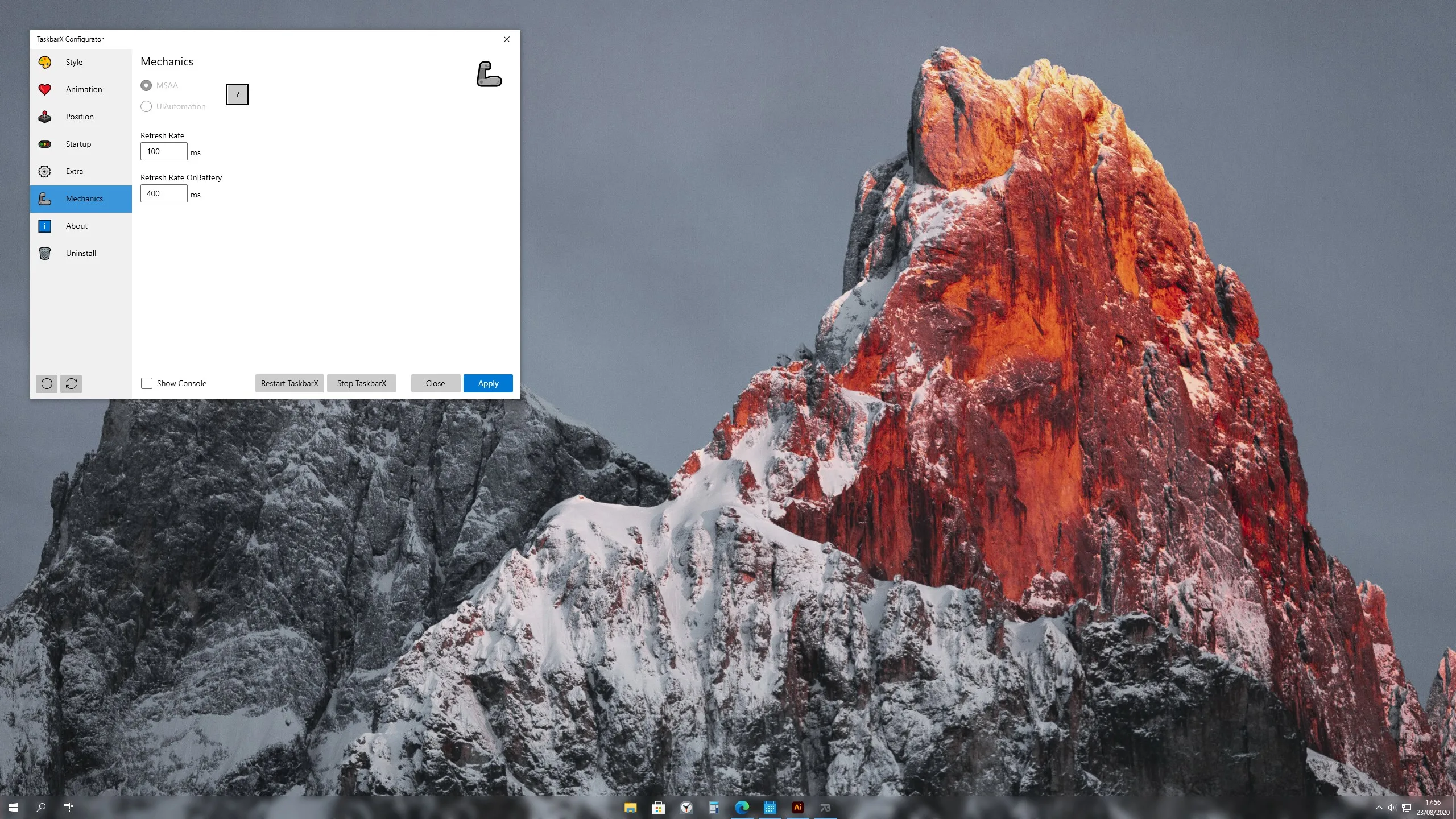 TaskbarX screenshot 2