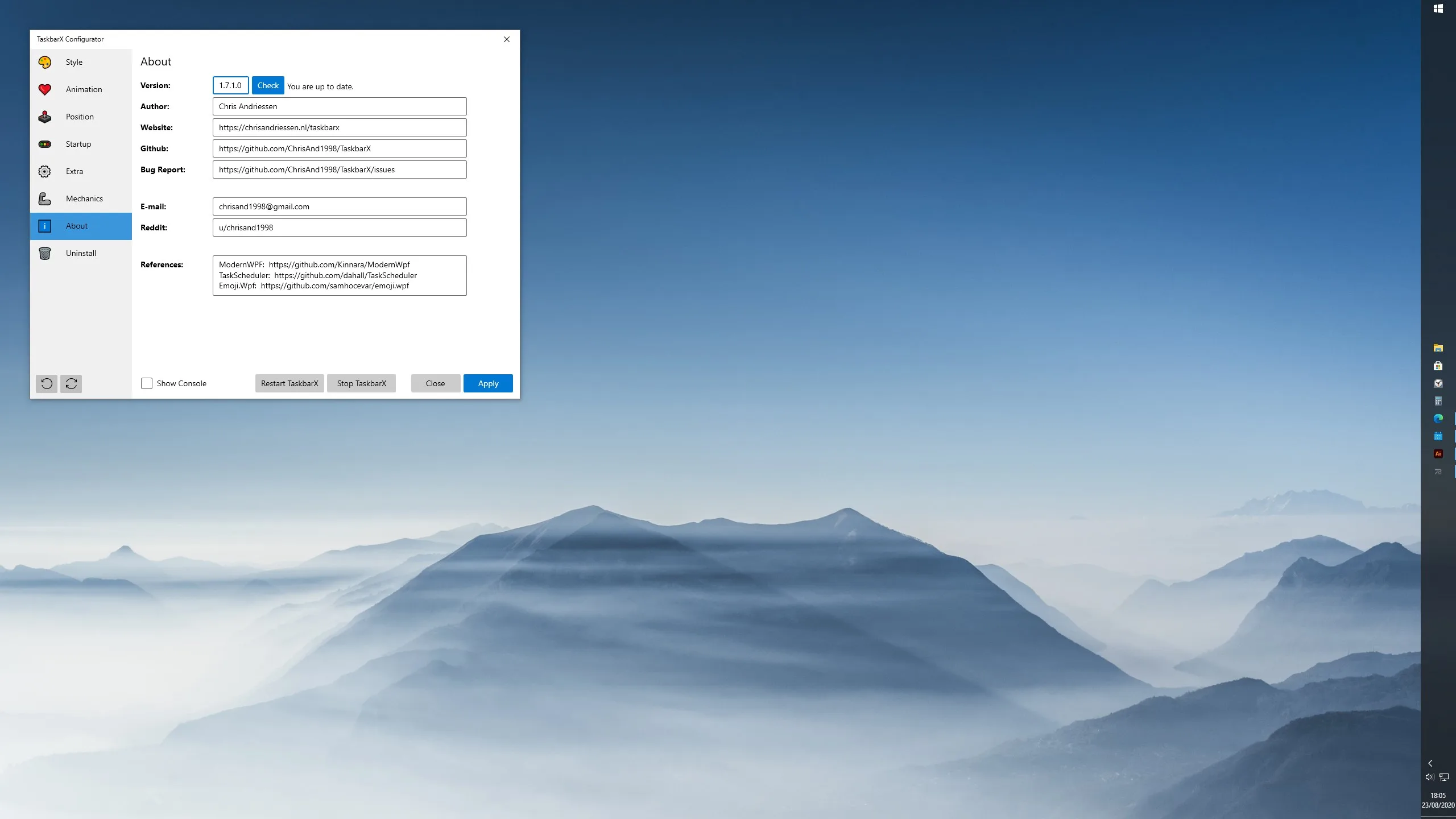 TaskbarX screenshot 4