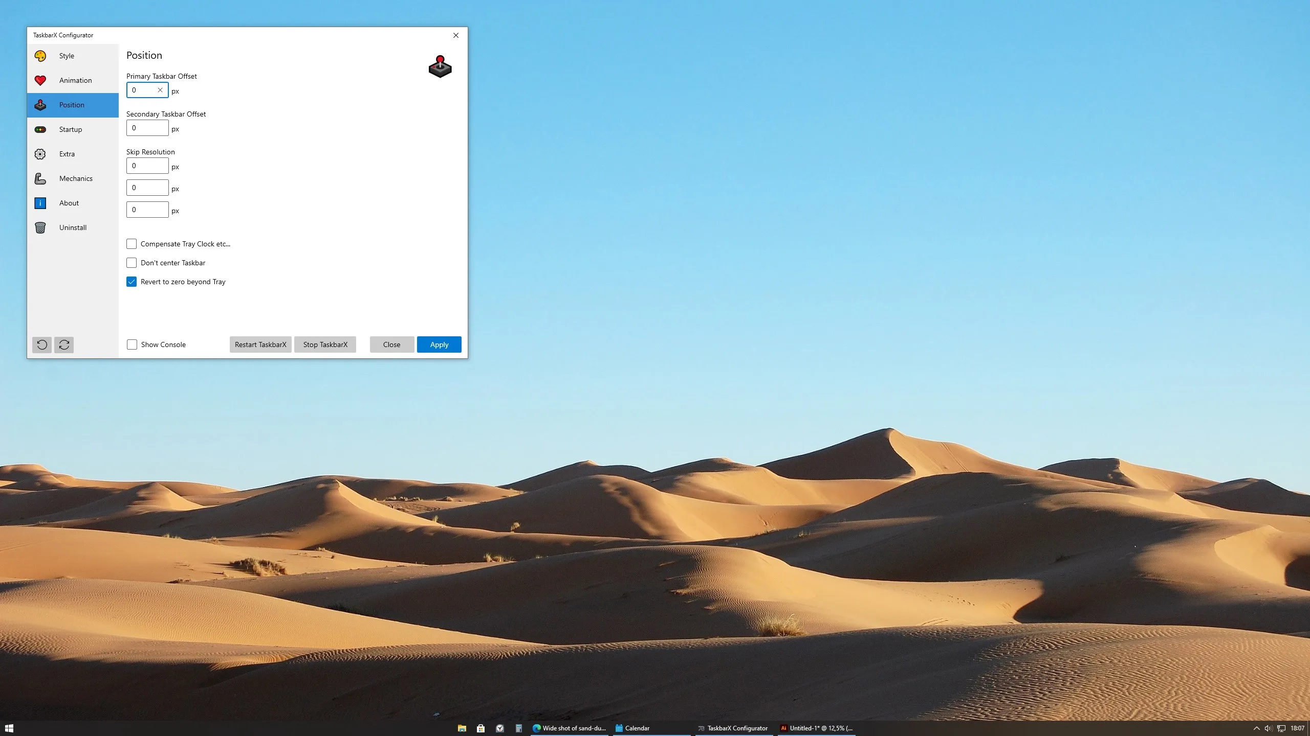 TaskbarX screenshot 5
