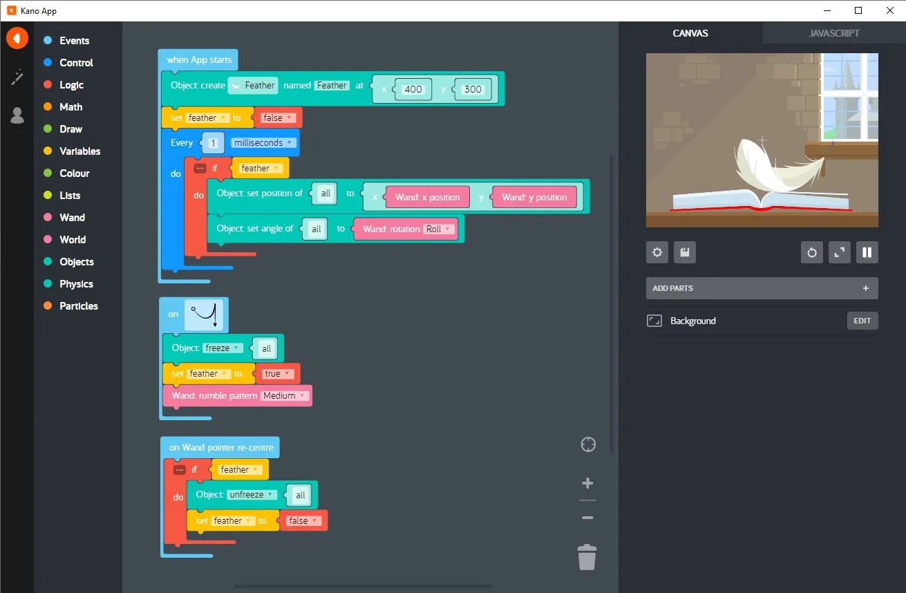 Harry Potter Coding Wand, by Kano screenshot 1
