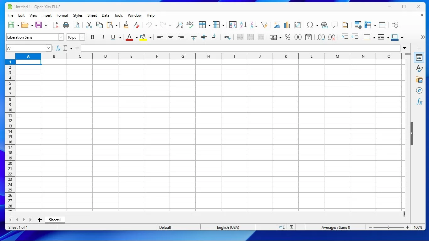 Open Xlsx PLUS screenshot 1