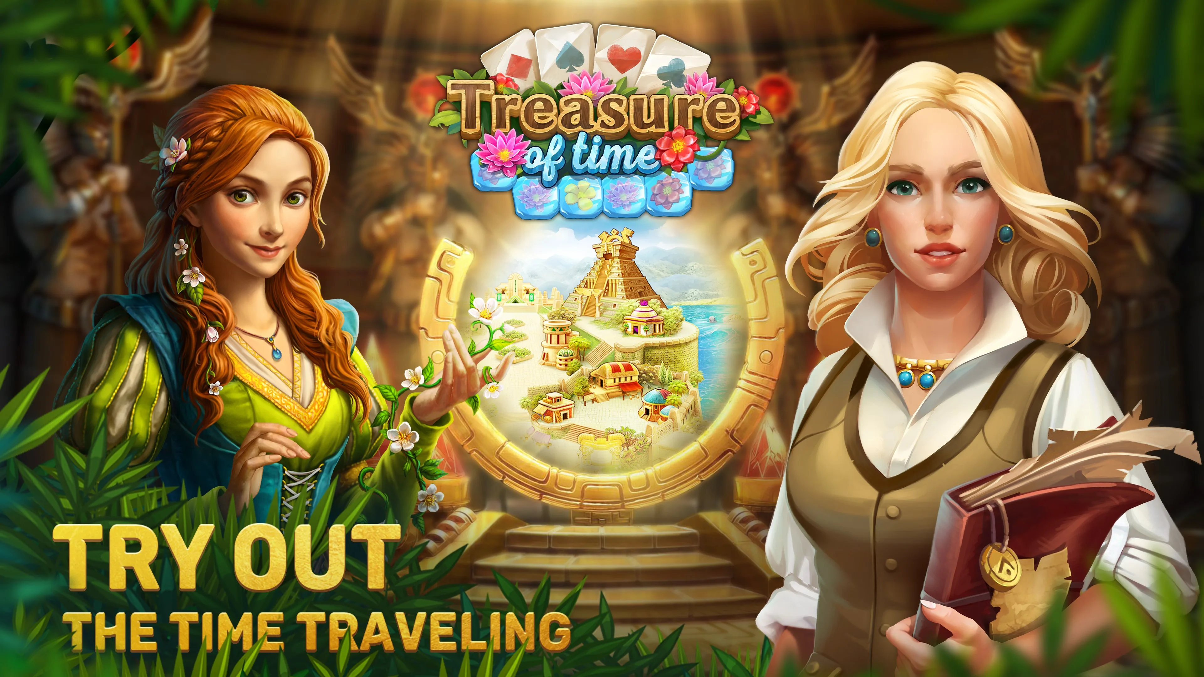 Solitaire: Treasure of Time screenshot 1