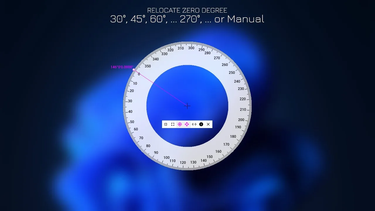 Measure Angle on Screen - Pissa Ruler screenshot 3