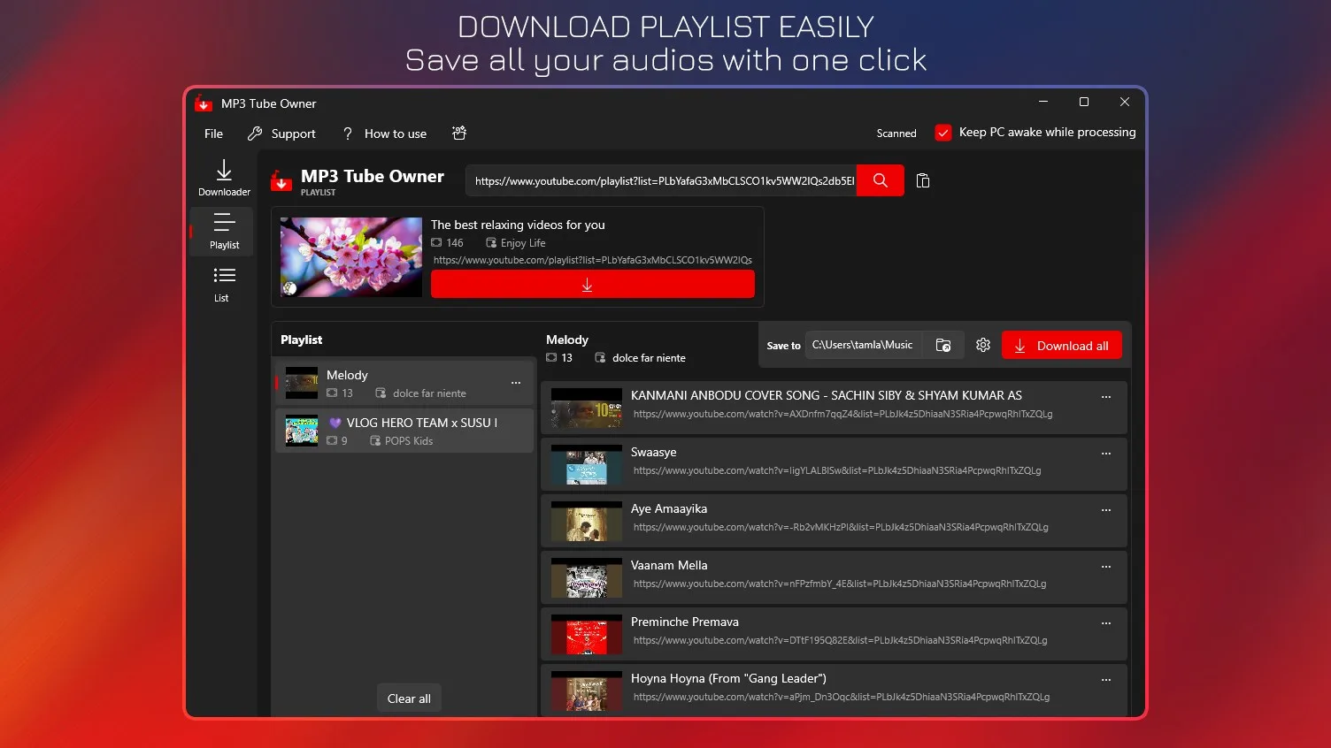 MP3 Downloader - MP3 Tube Owner screenshot 2