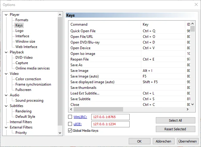 MPC-BE screenshot 2