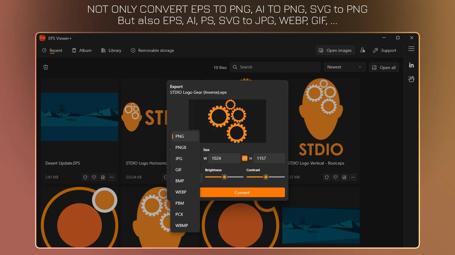EPS Viewer+ - EPS to PNG screenshot 2