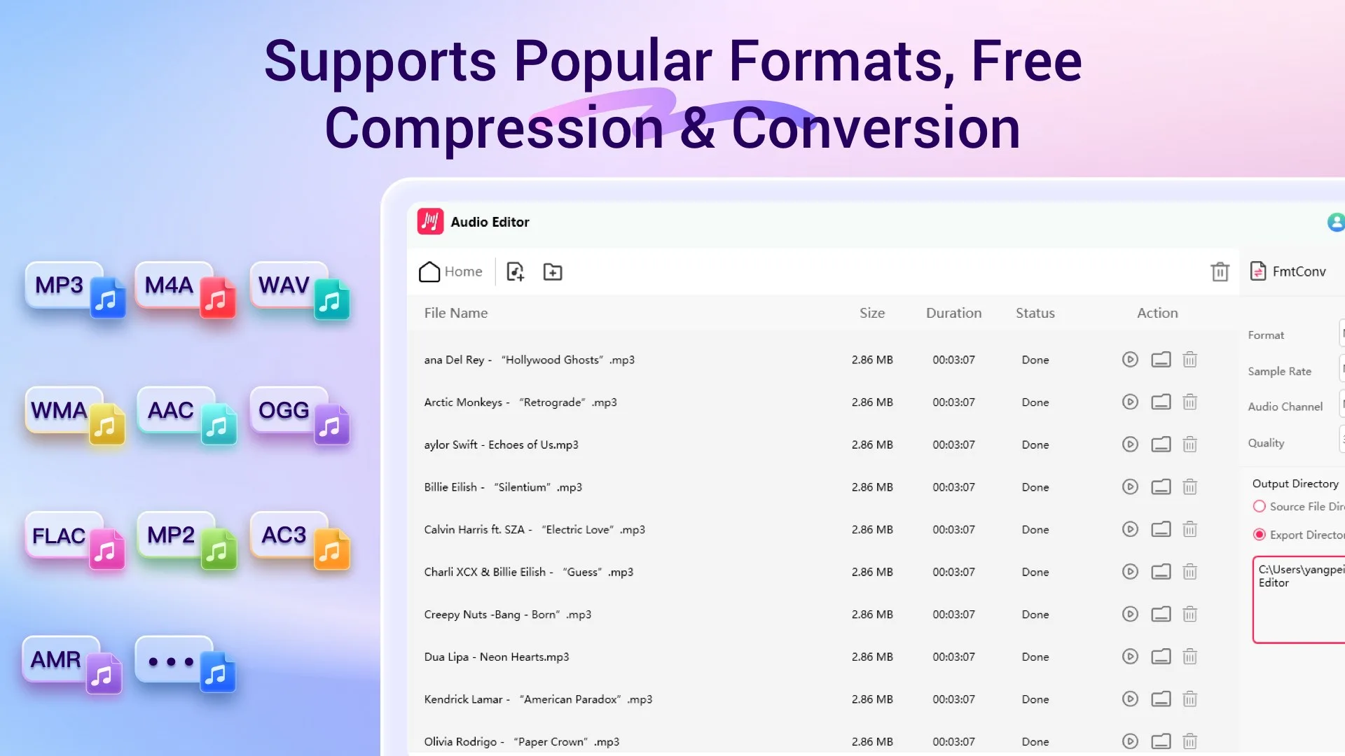 Audio Editor - Music Maker & MP3 Converter screenshot 1