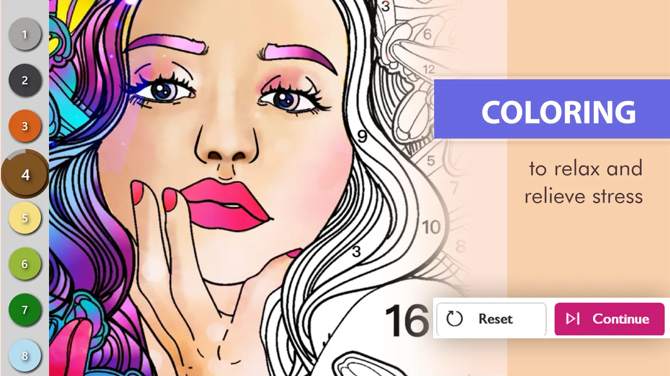 Paint By Numbers - Zen Coloring, Coloring Book screenshot 3