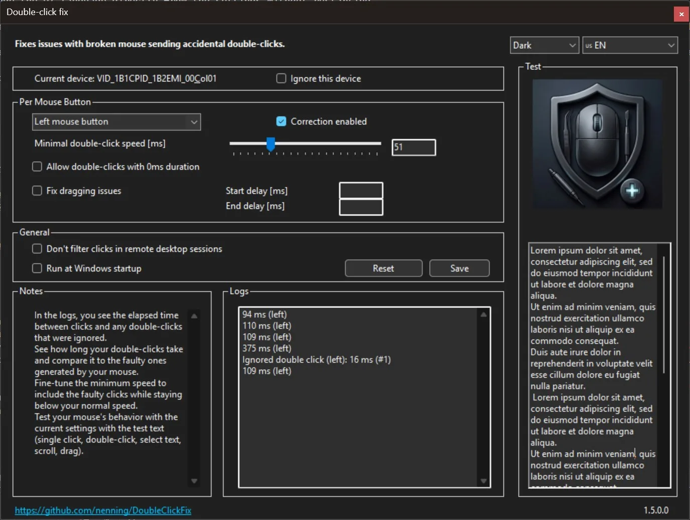 Double-click Fix screenshot 3