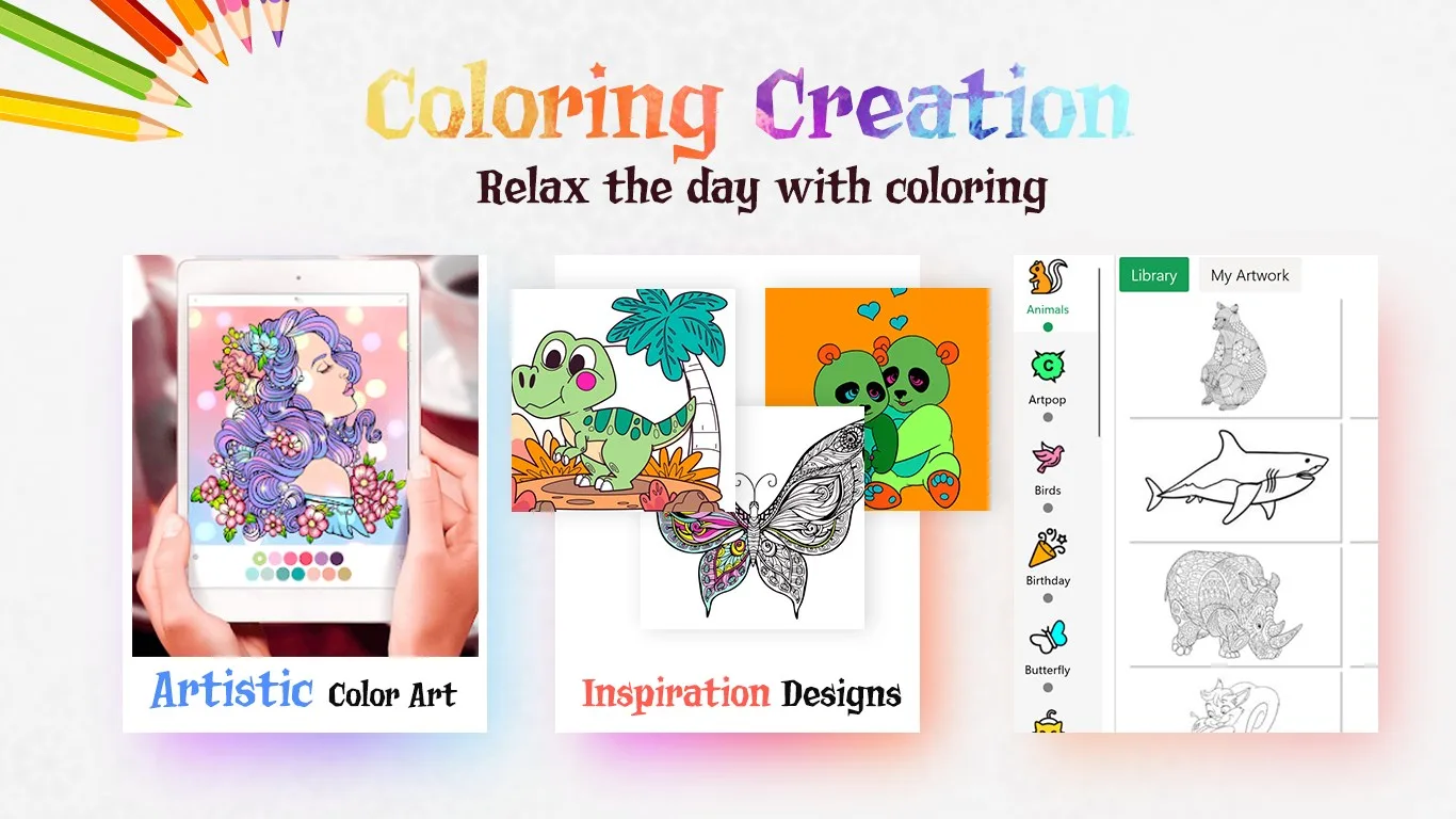 Coloring Book for Mandala - Adults Coloring Book screenshot 4