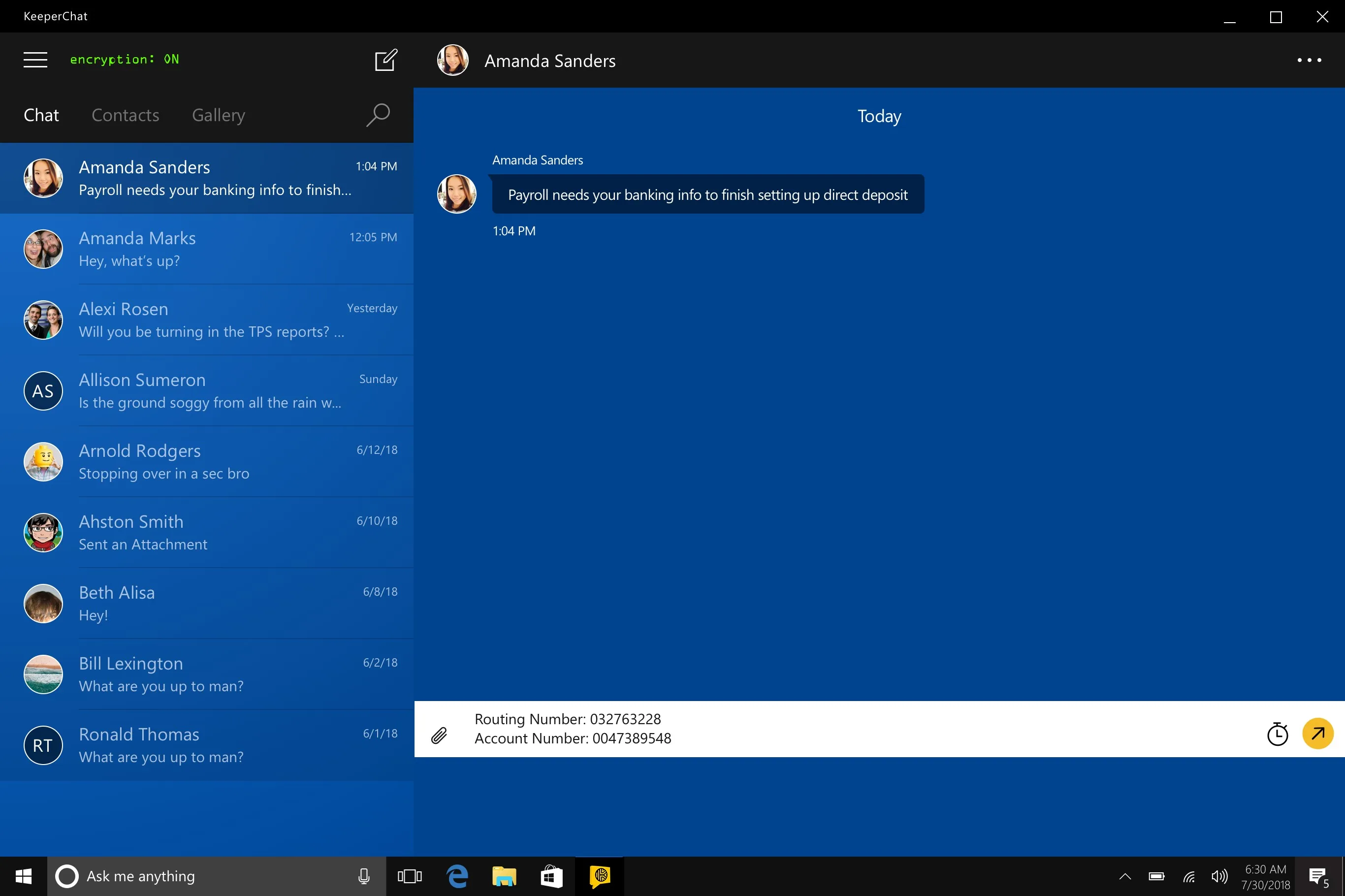 KeeperChat screenshot 2