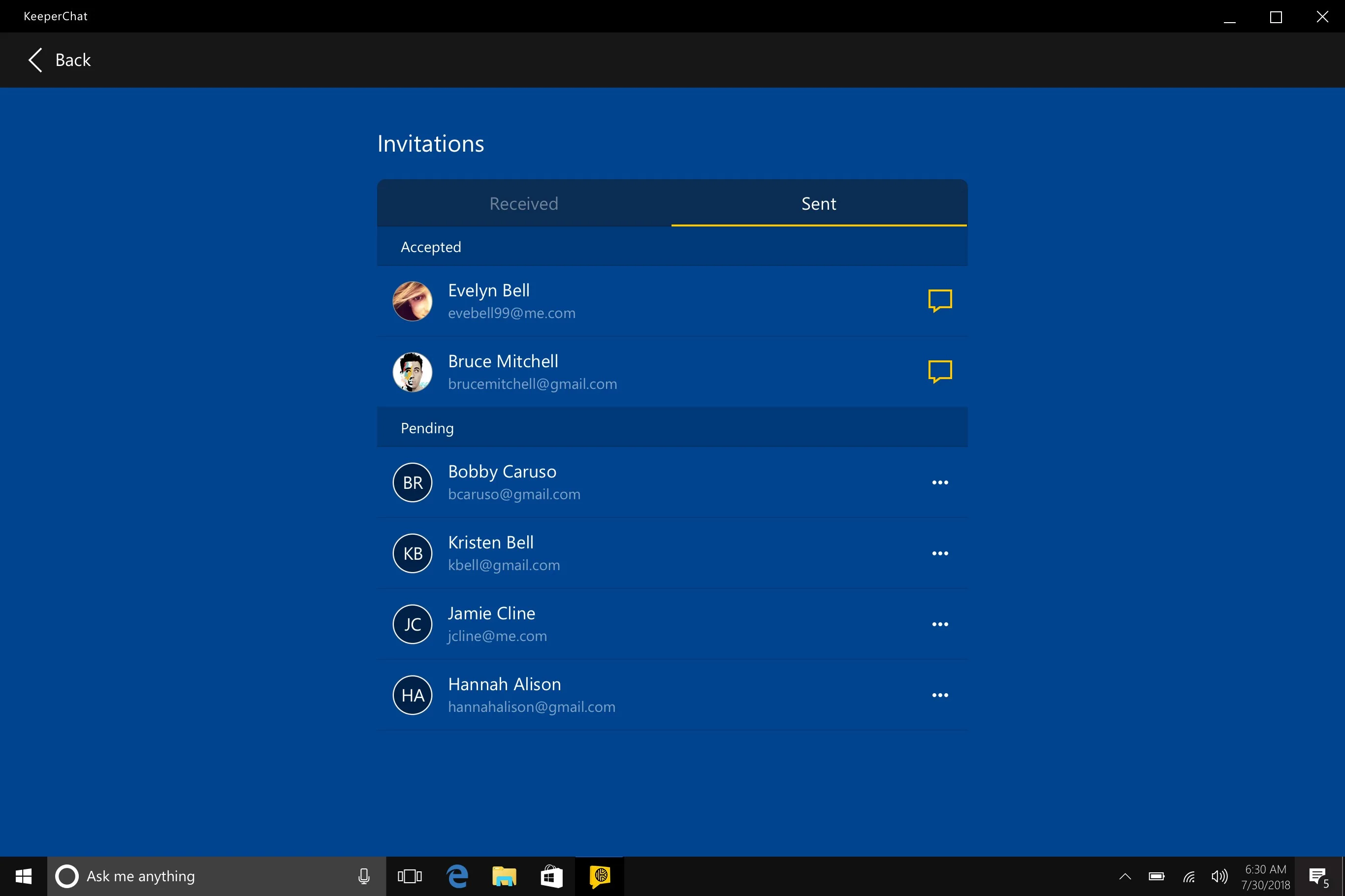 KeeperChat screenshot 4