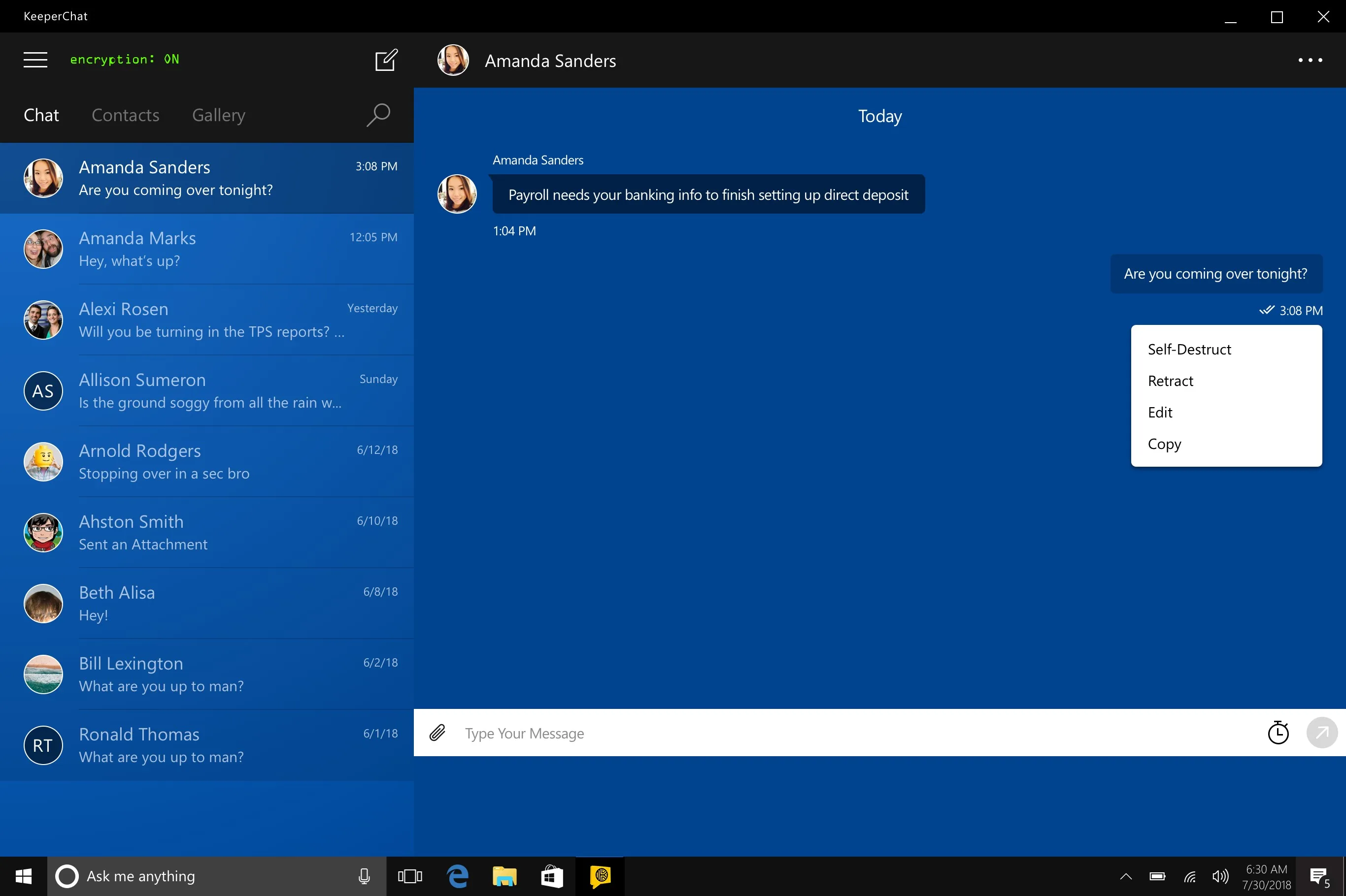 KeeperChat screenshot 5