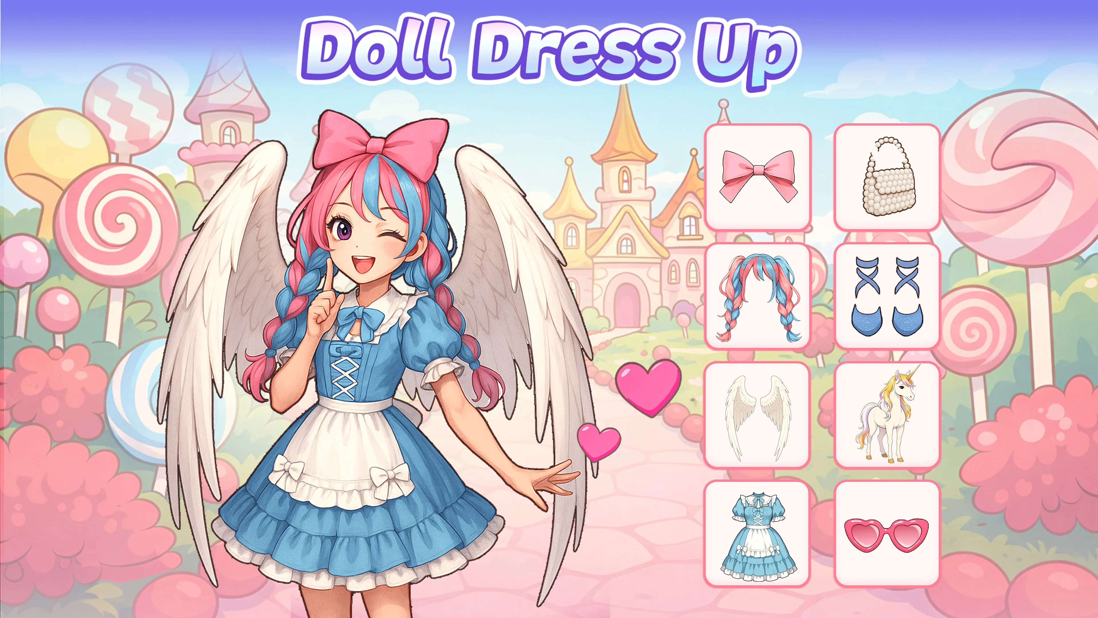 Doll Dress Up Games for Girls: Fashion Makeover screenshot 1