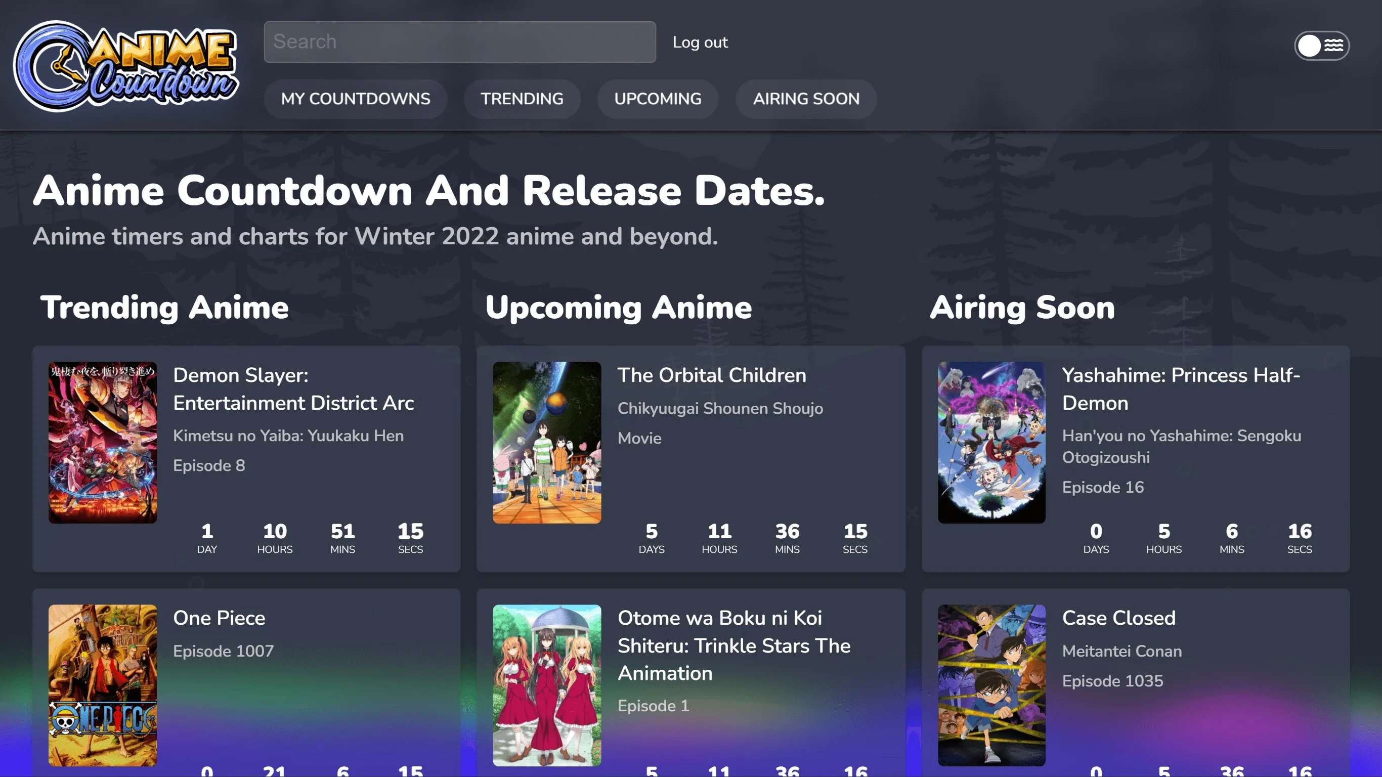 Anime Countdown screenshot 1