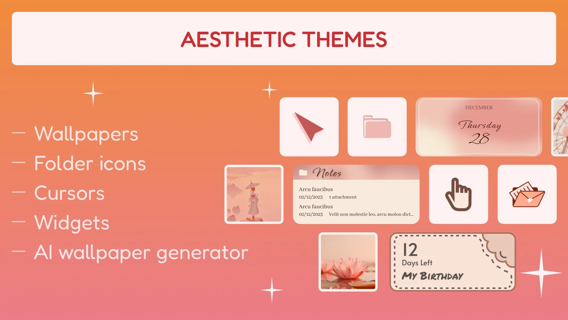 Desktop Customization - Сute Wallpapers & Cursors screenshot 1