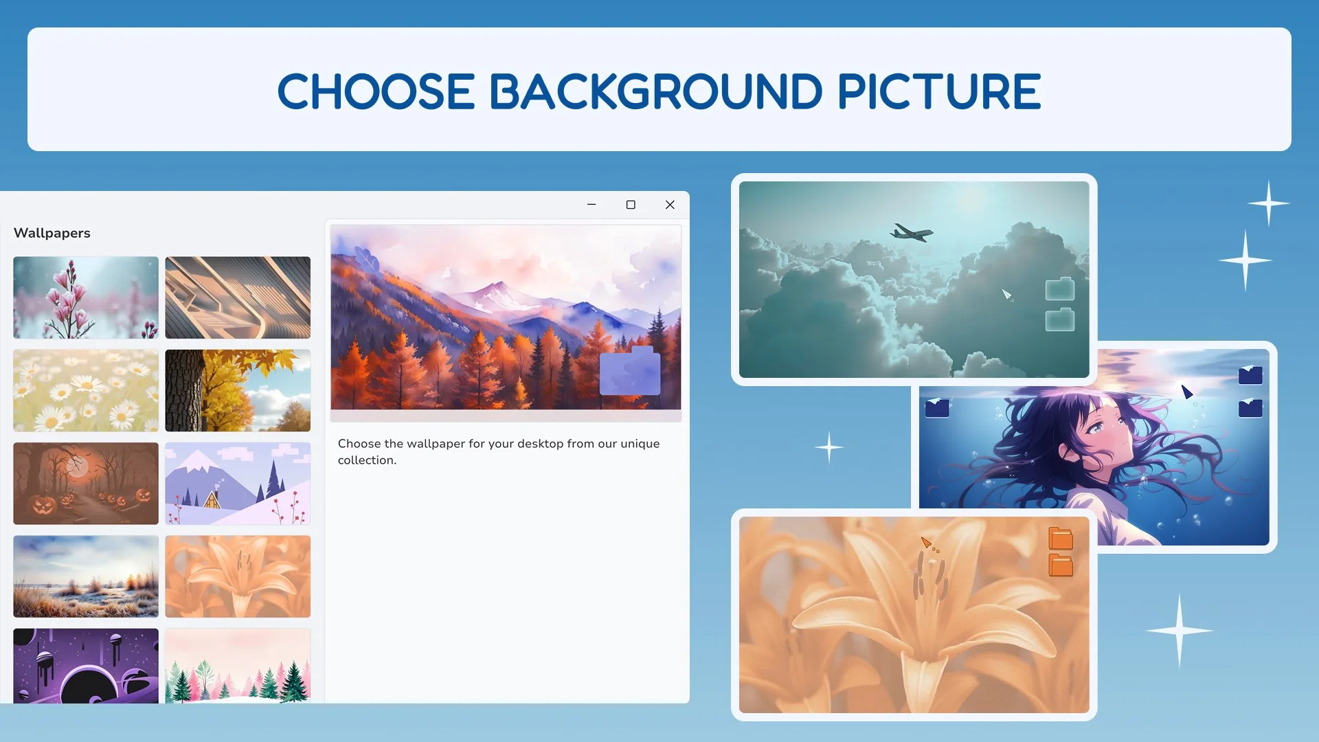 Desktop Customization - Сute Wallpapers & Cursors screenshot 3