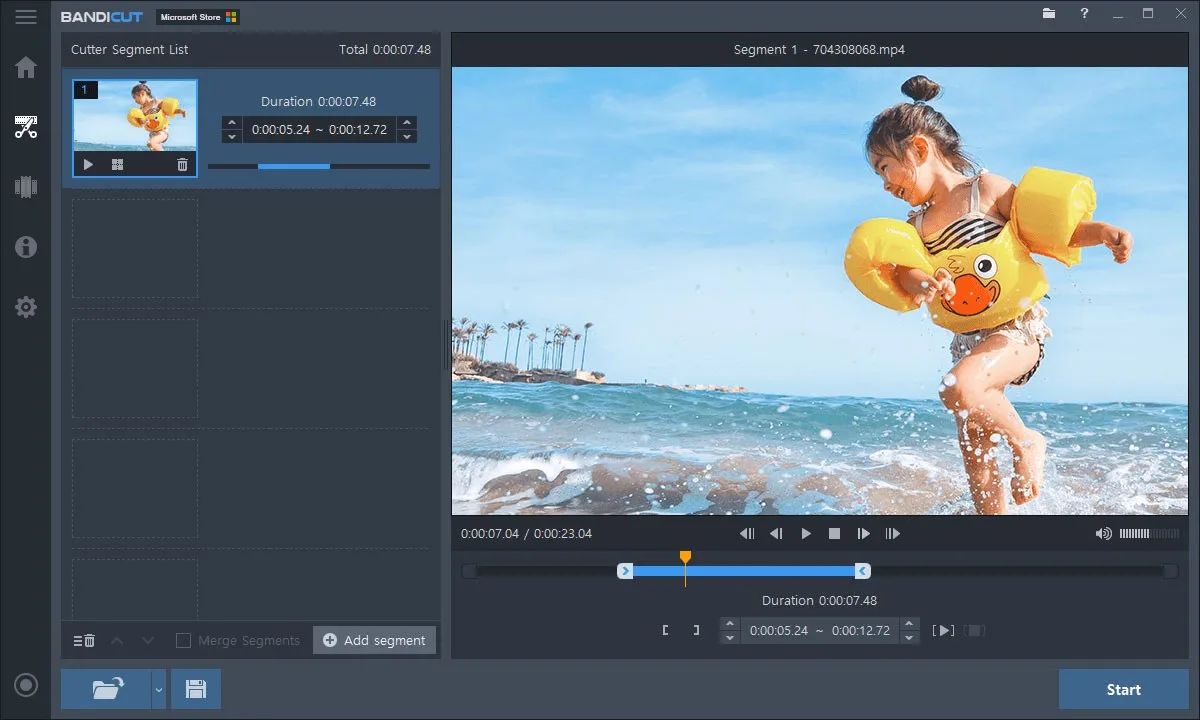 Bandicut Video Cutter (Free) screenshot 4